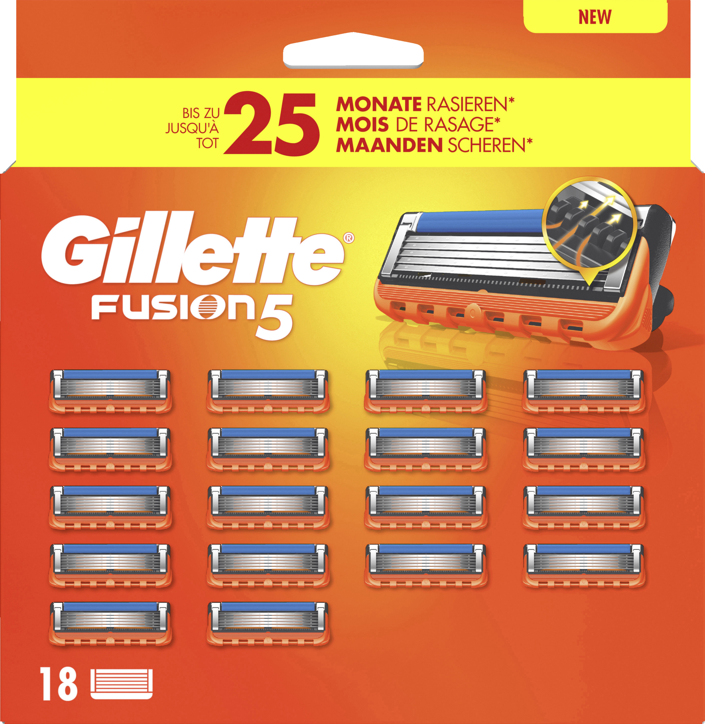 Gillette Fusion5 barberblade