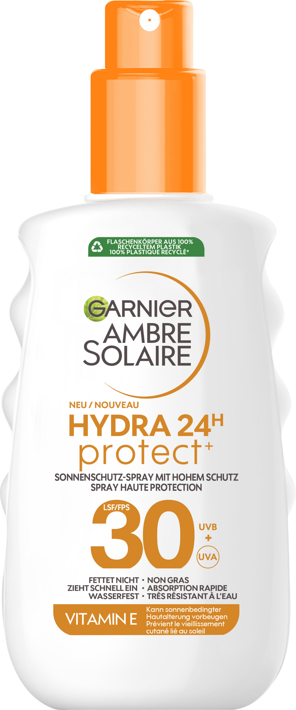 Garnier Ambre Solaire Hydra Protect+ 24h sollotion med solfaktor 30