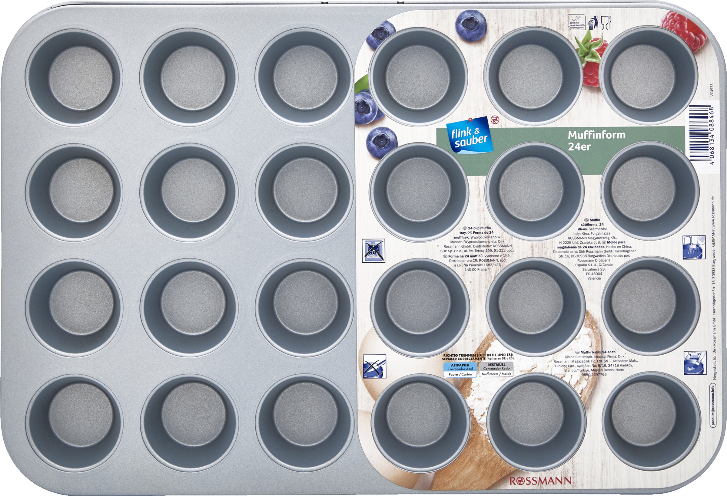flink & sauber Muffinform