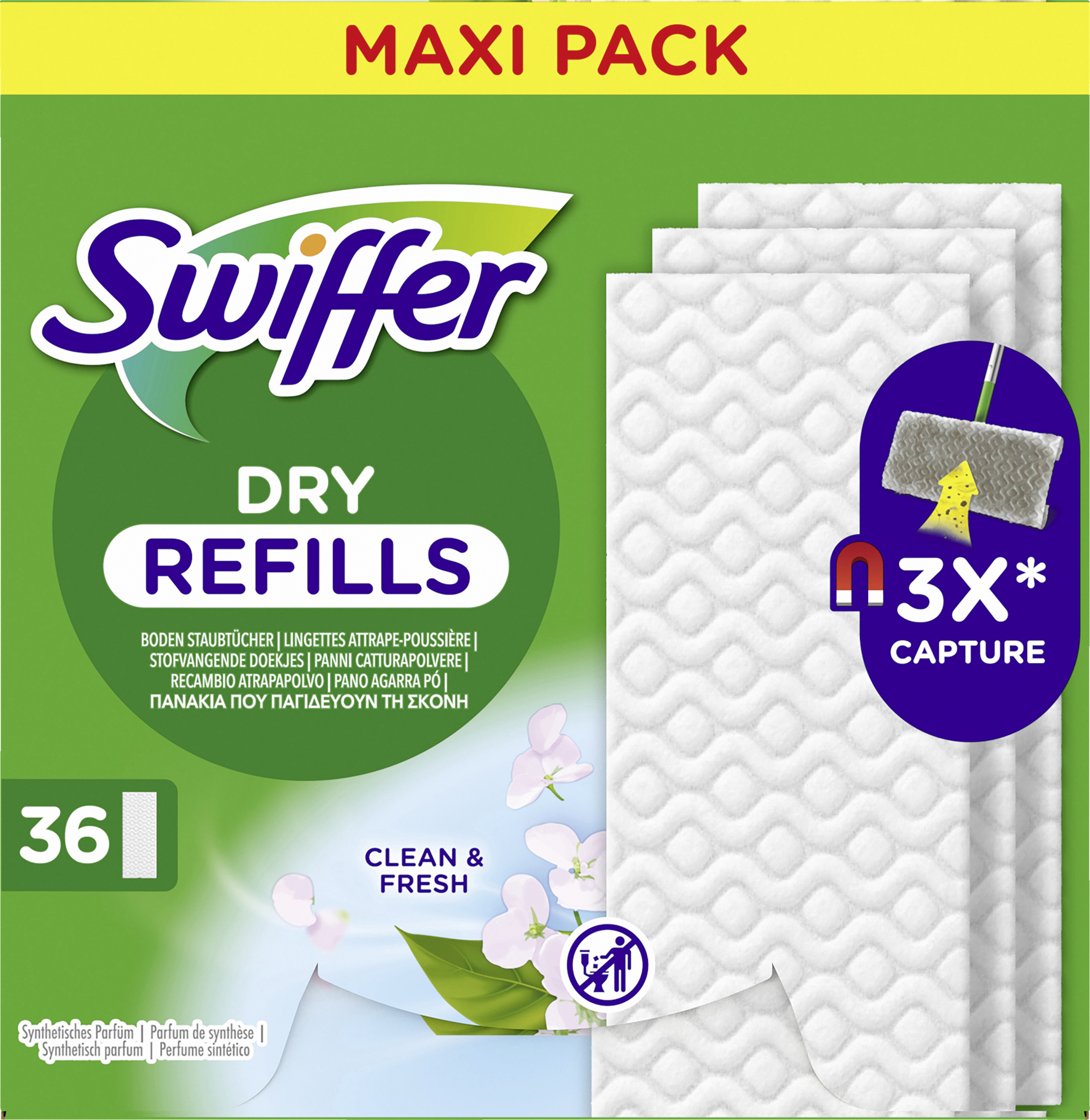 Swiffer Tørreservietter i refill-pakke med duft