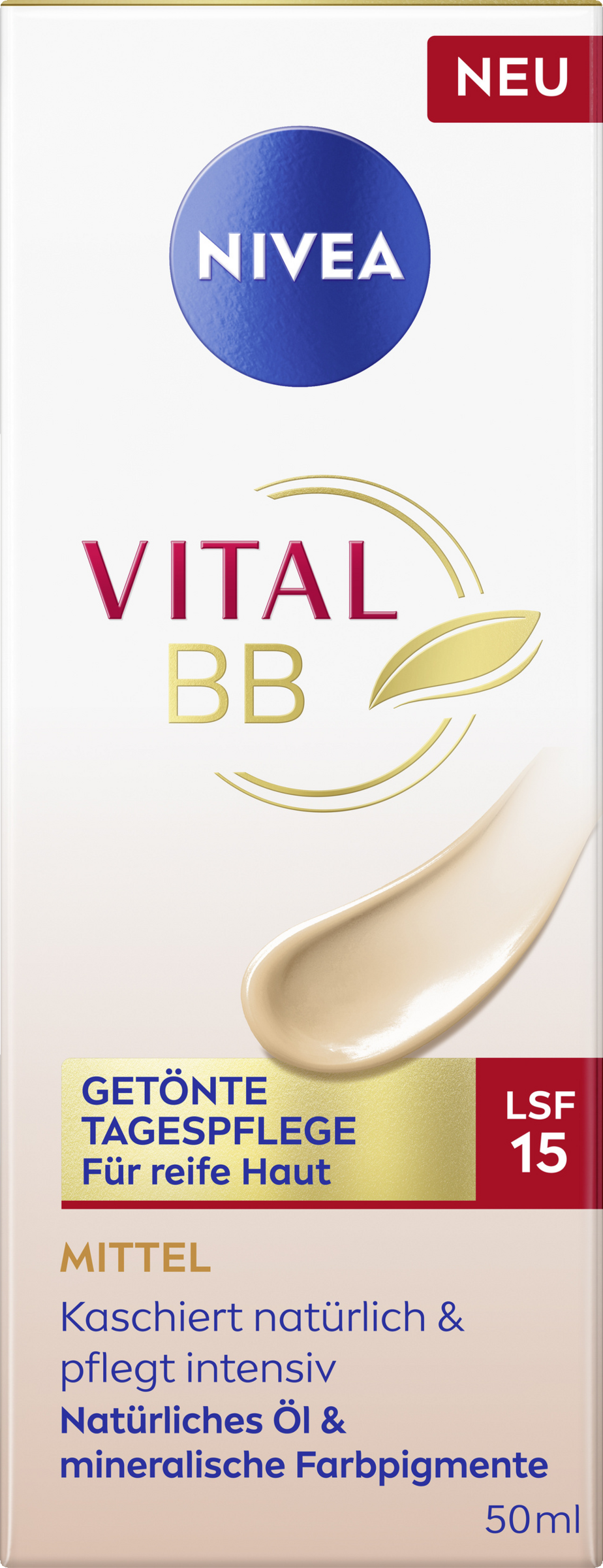 NIVEA Vital BB tonet dagcreme solfaktor 15