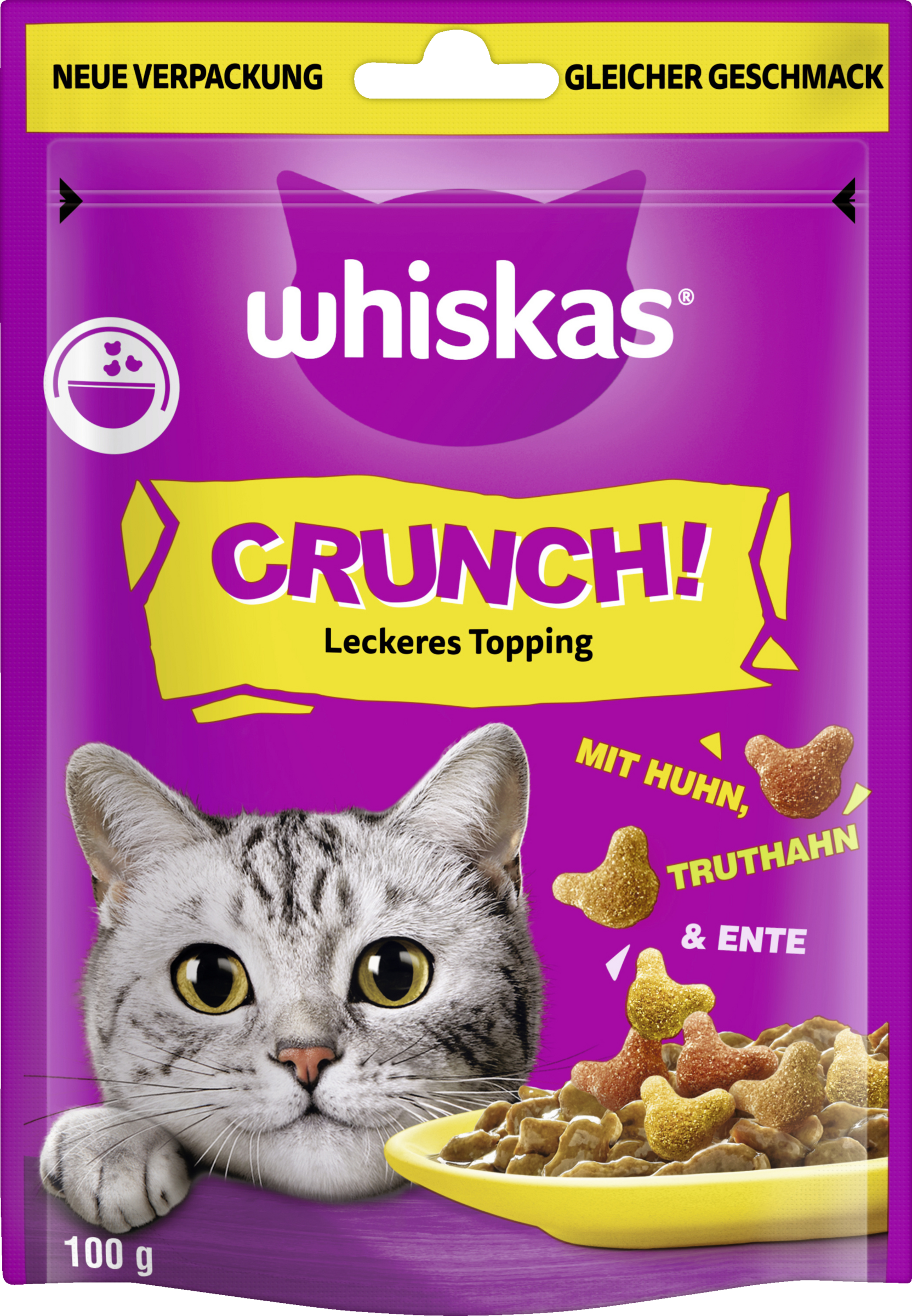 Whiskas Crunch portionspose kylling kalkun and