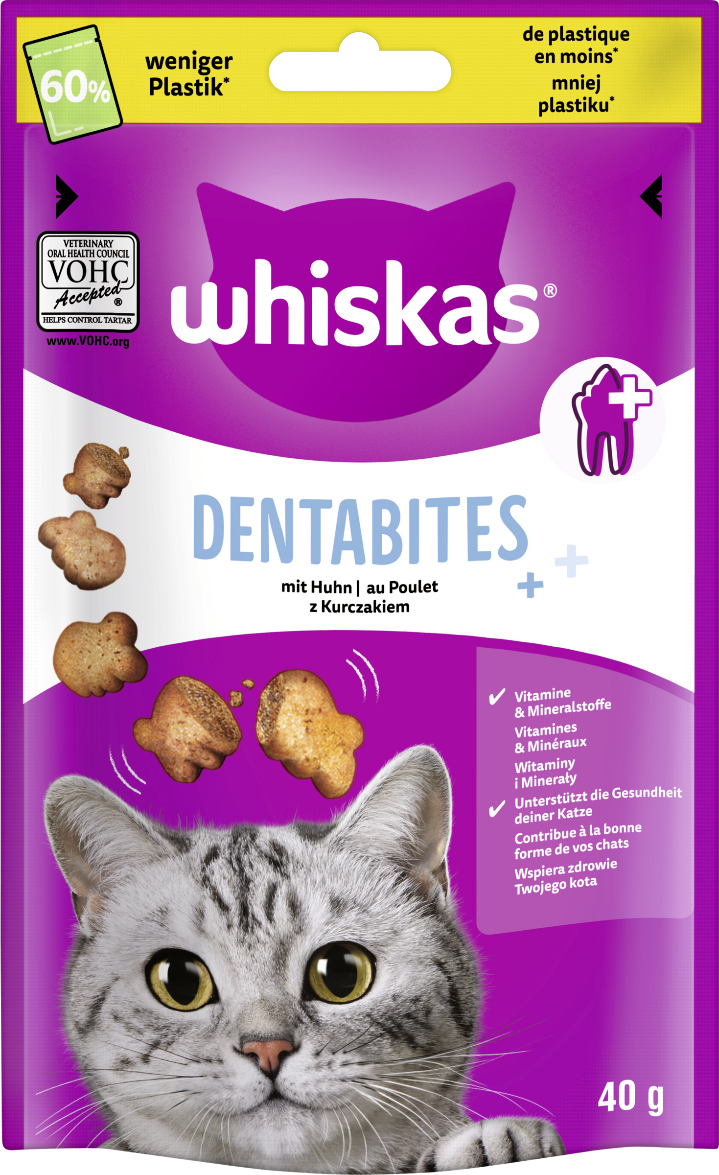 Whiskas Dentabites portionspose kylling
