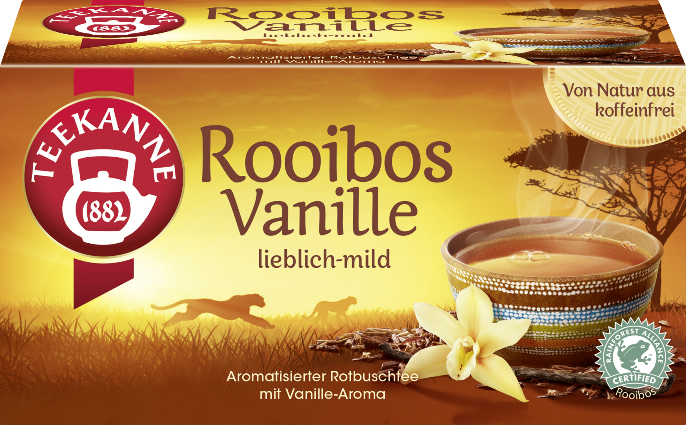 Teekanne Rooibos-vaniljete