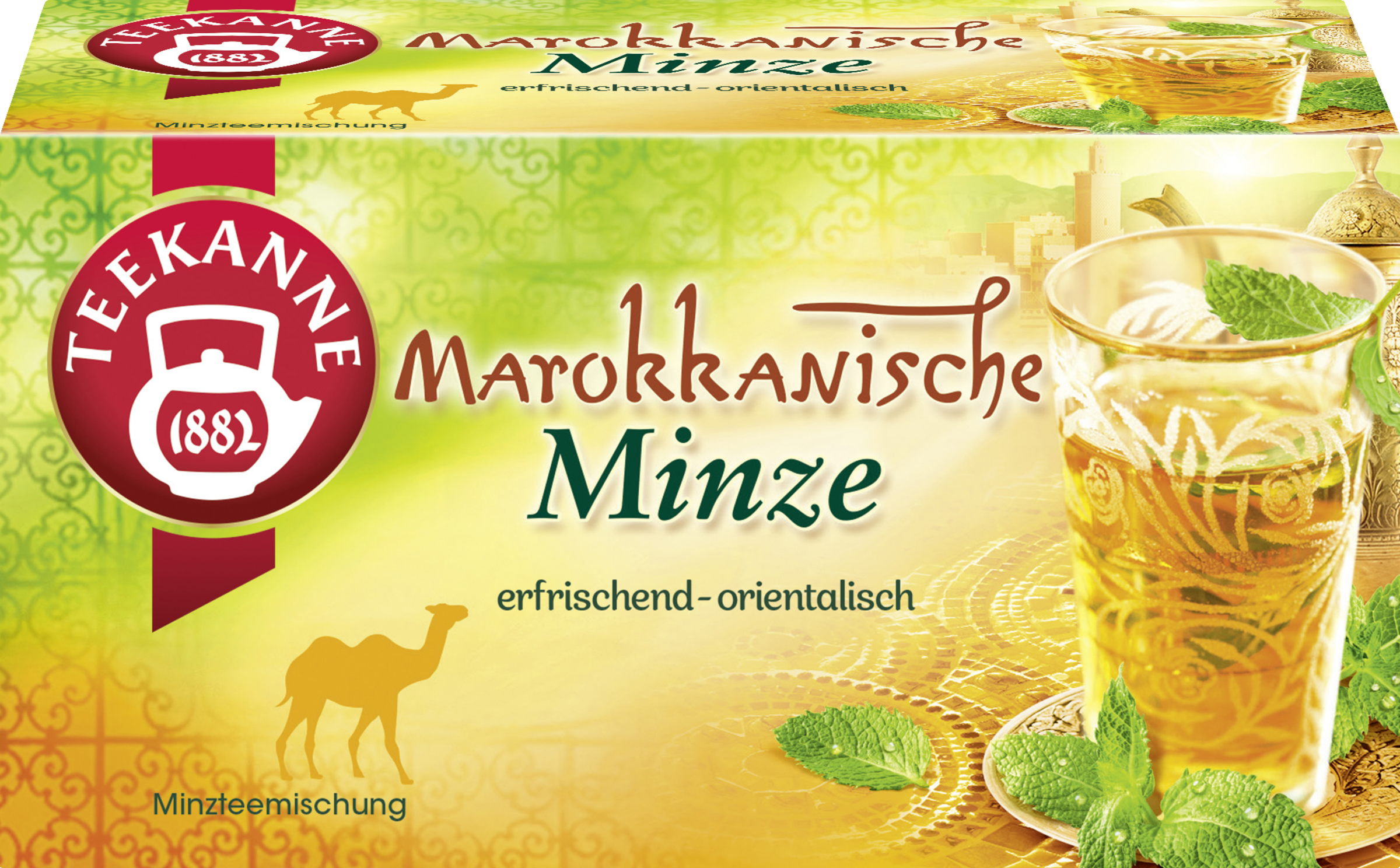 Teekanne Urtete med marokkansk mynte