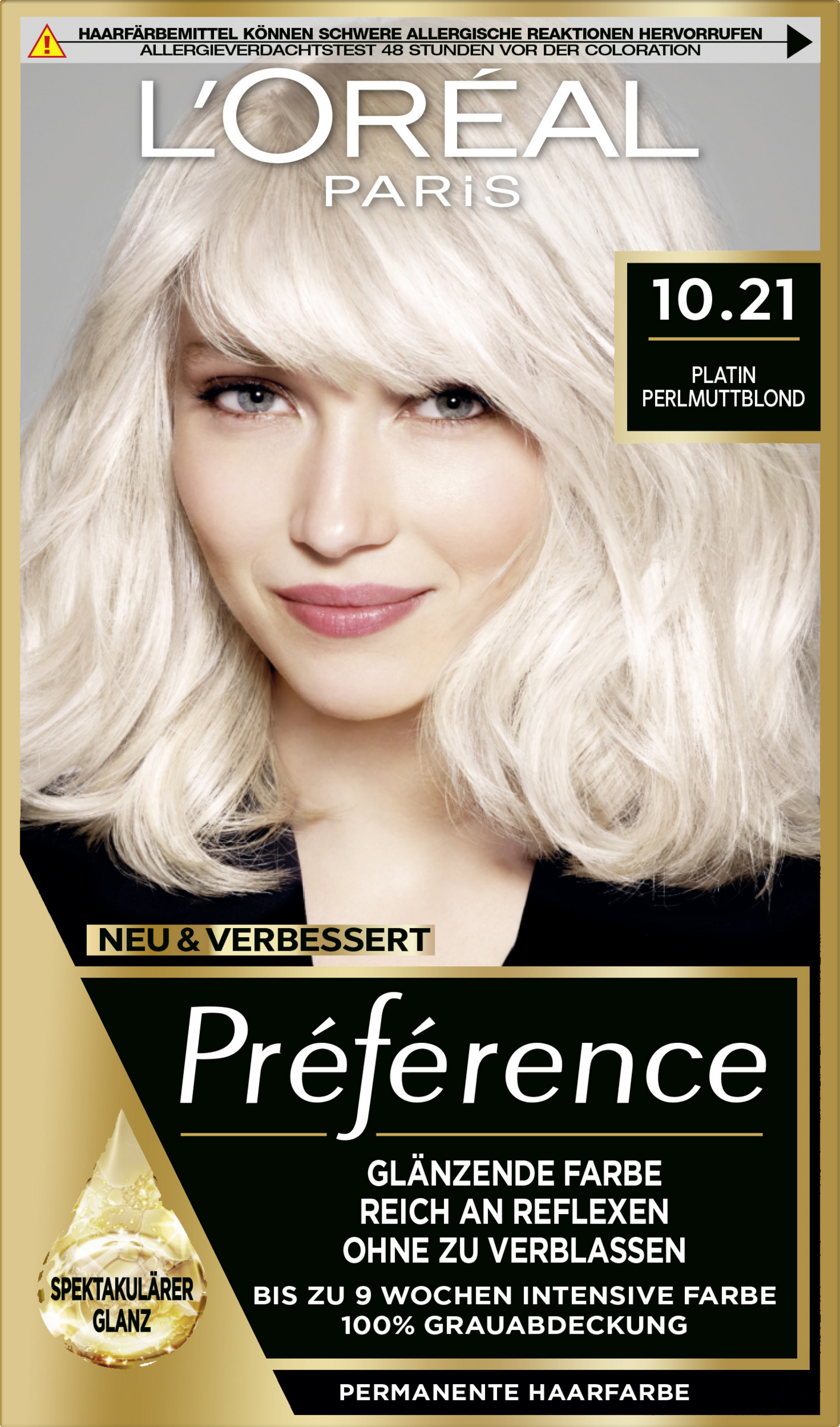 L’Oréal Paris Préférence 10.21 Platin perlemorblond