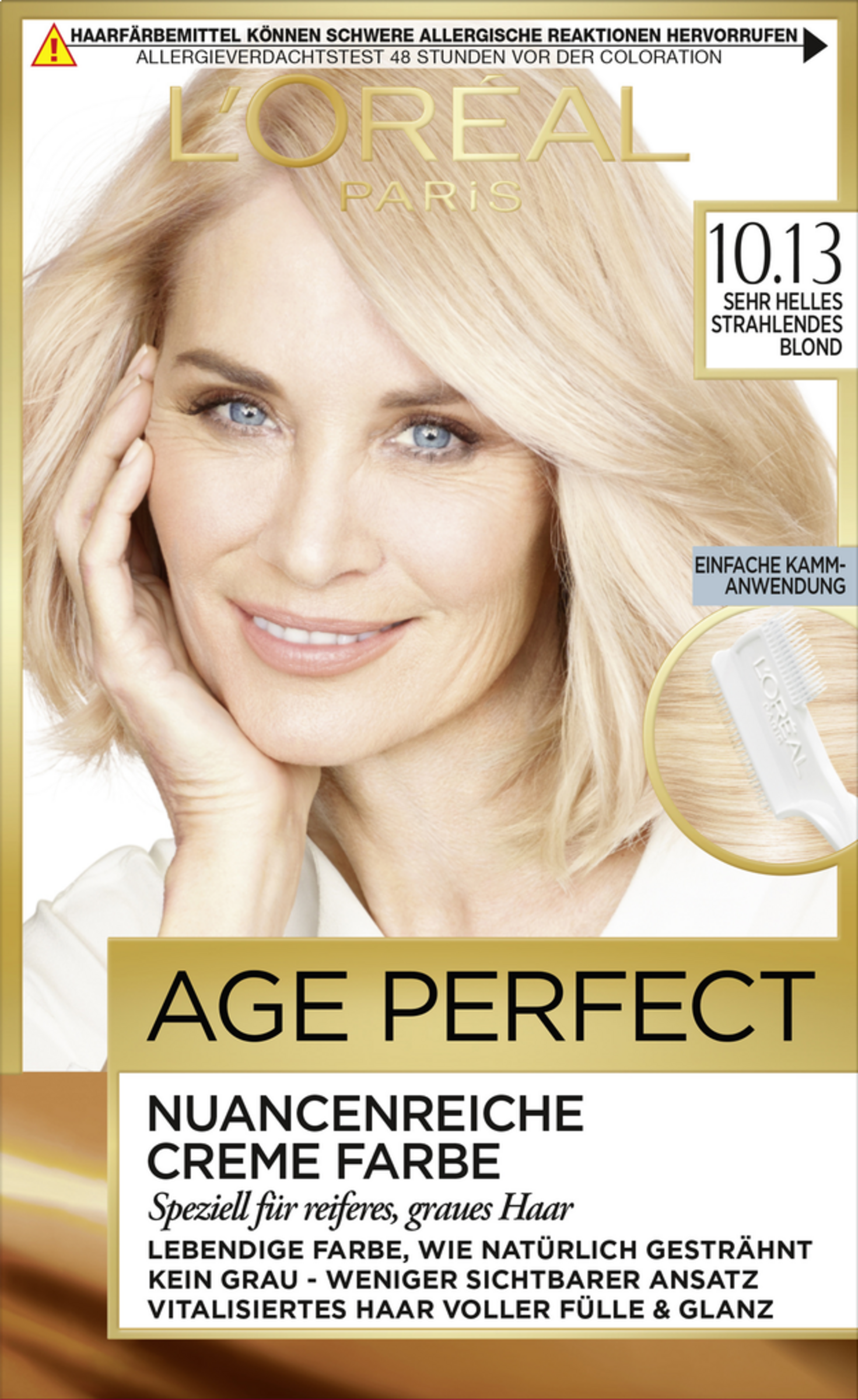 L’Oréal Paris Age Perfect Cremefarve 10.13 Meget lys, strålende blond