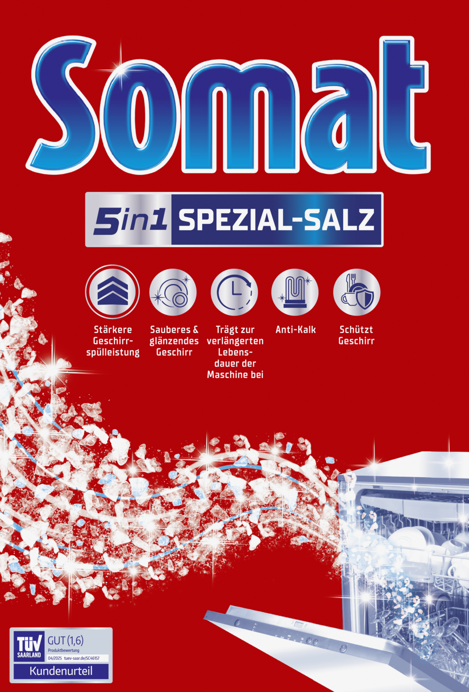 Somat 5-i-1 specialsalt til opvaskemaskiner