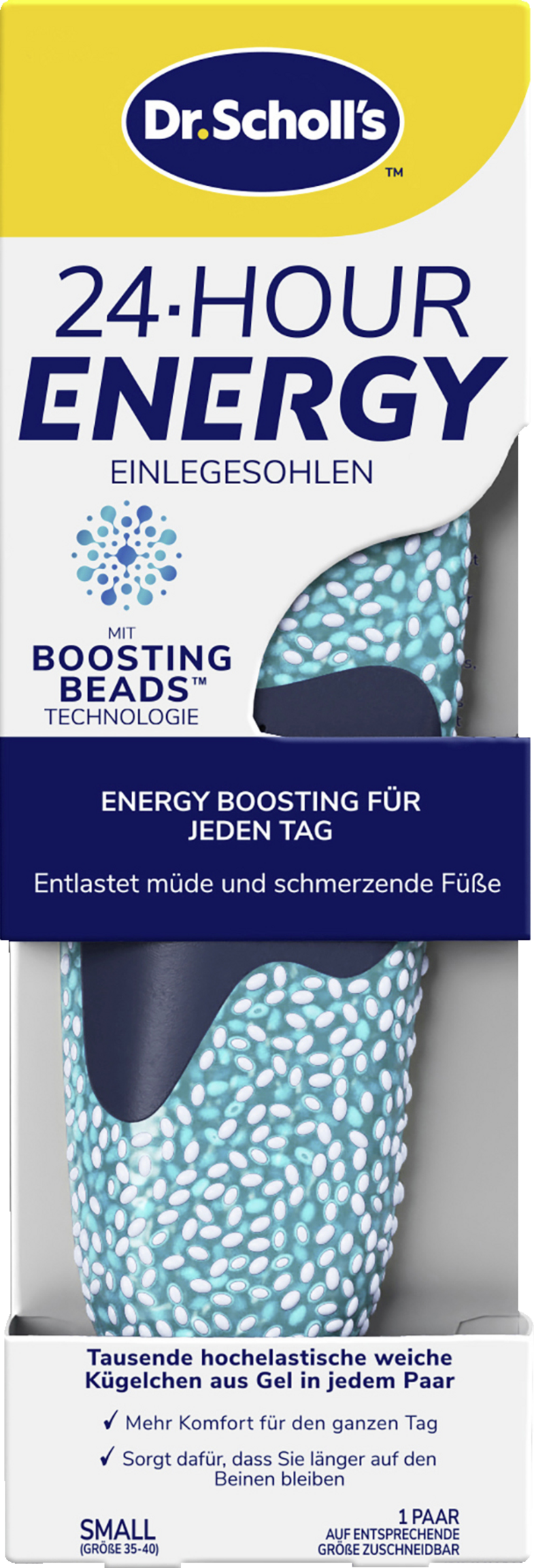 Scholl 24 Hour Energy Indlægssåler størrelse 35-40