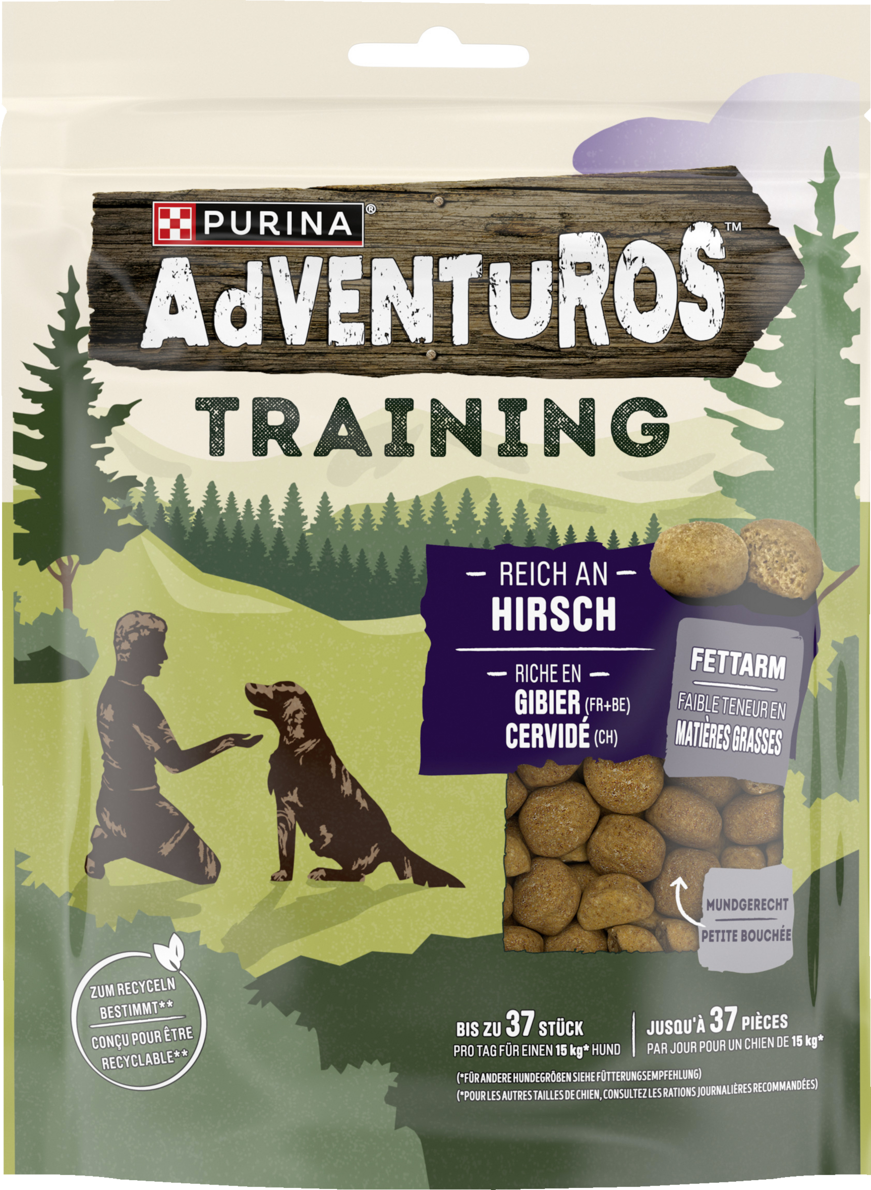 Purina AdVENTuROS Training med masser af hjort