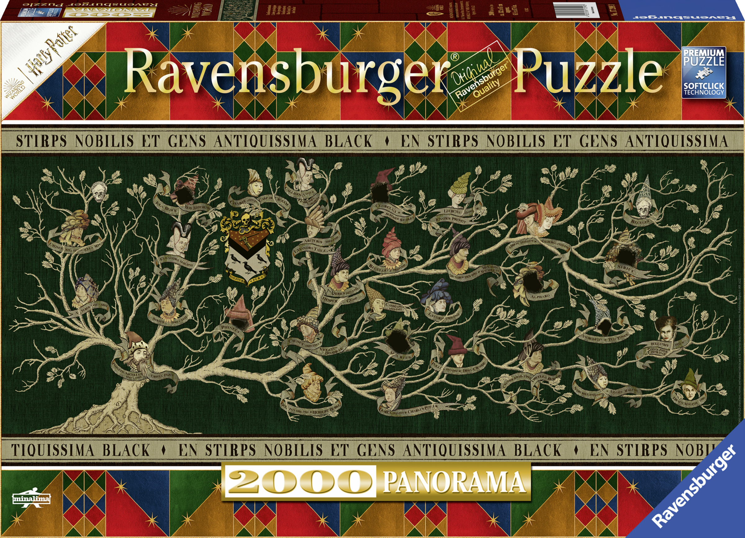 Ravensburger Puslespil Familiestamtræ Harry Potter
