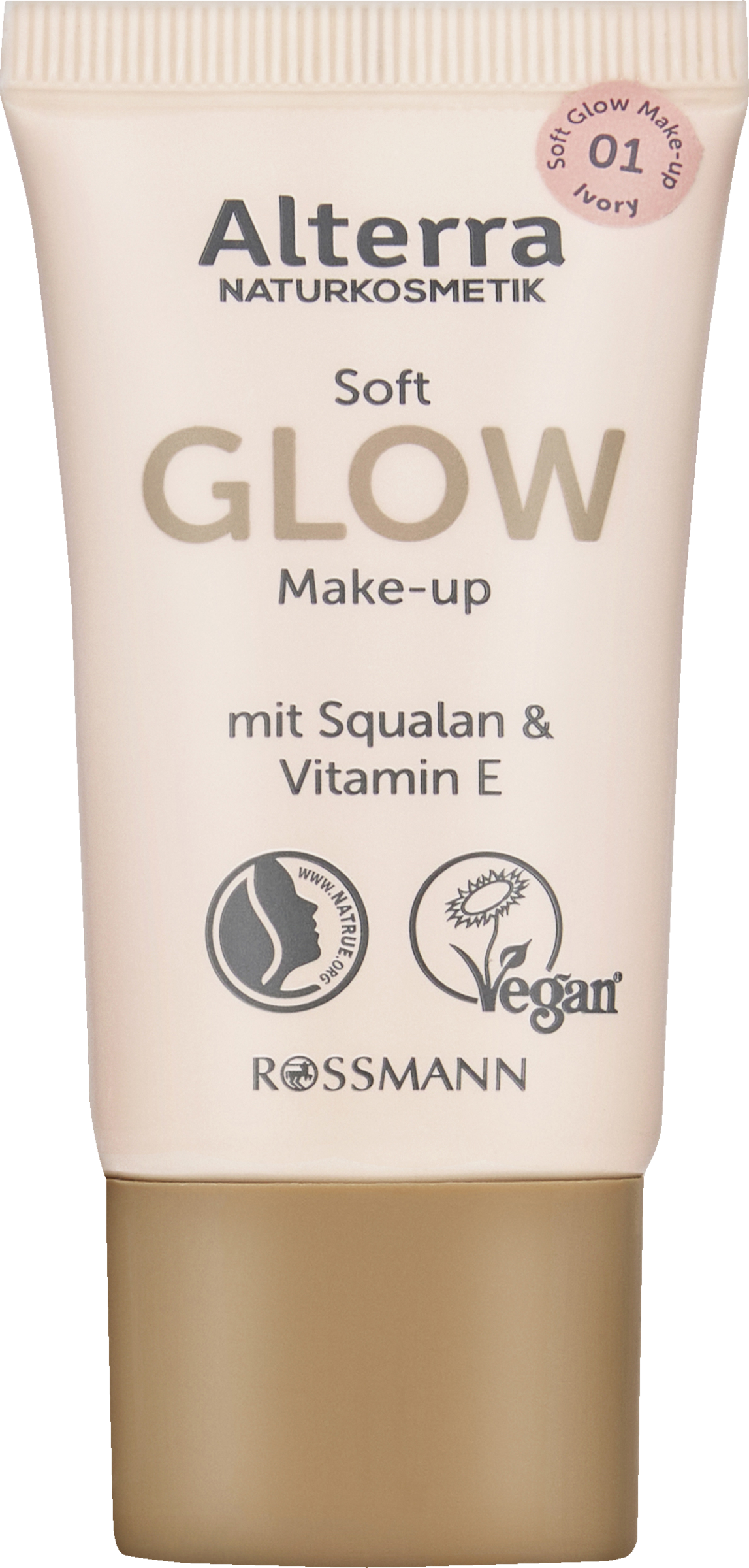Alterra NATURKOSMETIK Soft Glow Make-up 01 Ivory