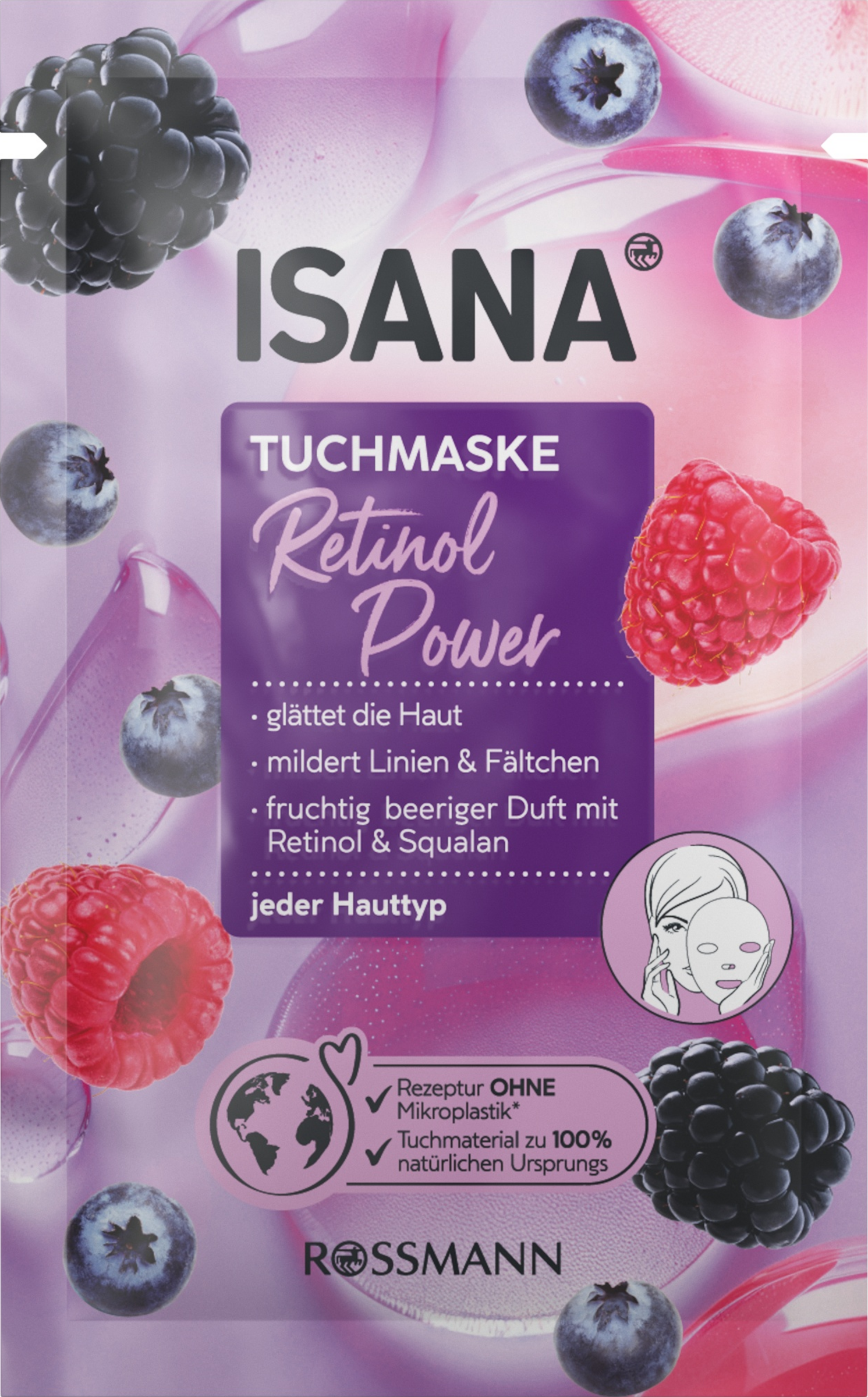 ISANA Retinol Power sheetmaske