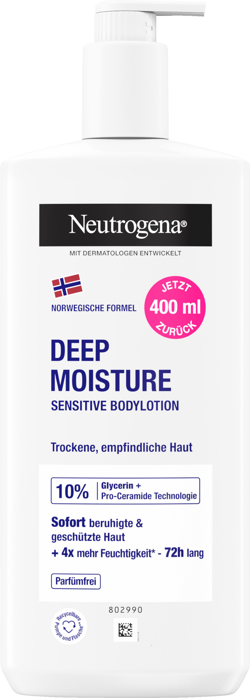 Neutrogena Bodylotion Deep Moisture Sensitive