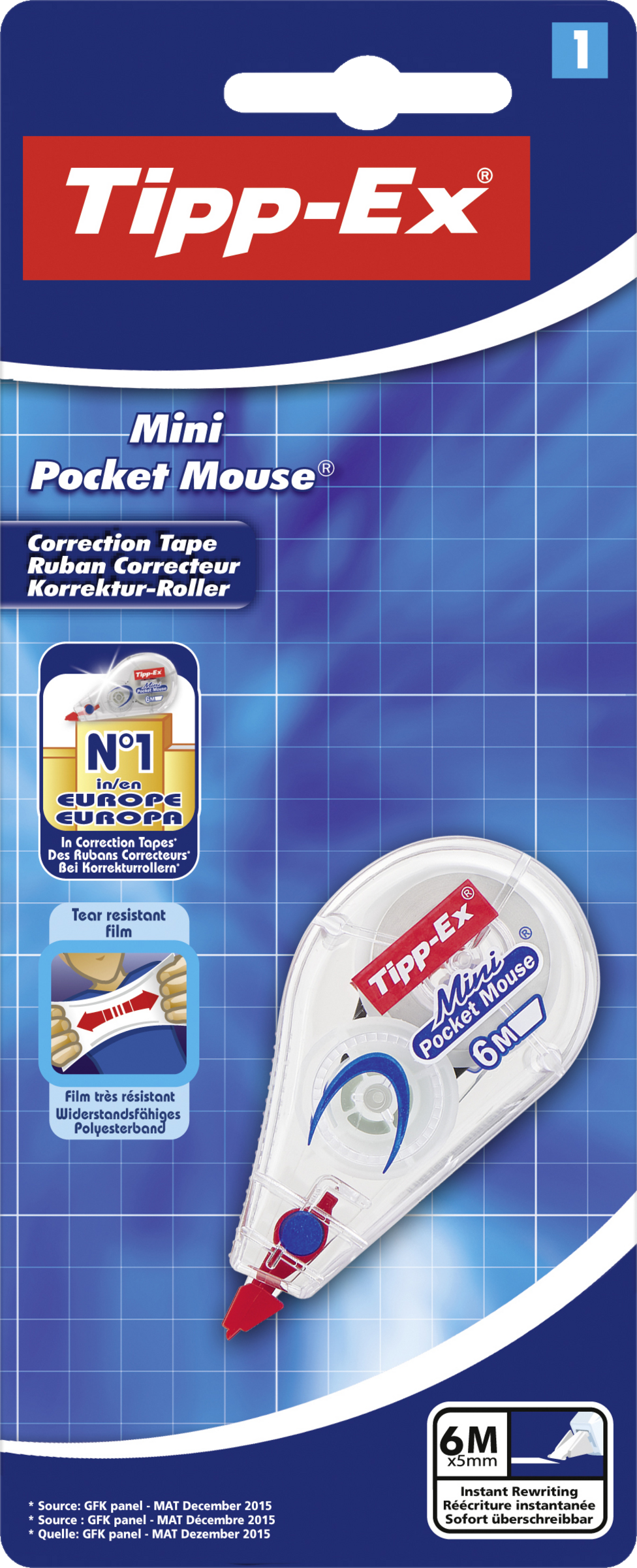 BIC Tipp-Ex Mini Pocket Korrektionsrulle