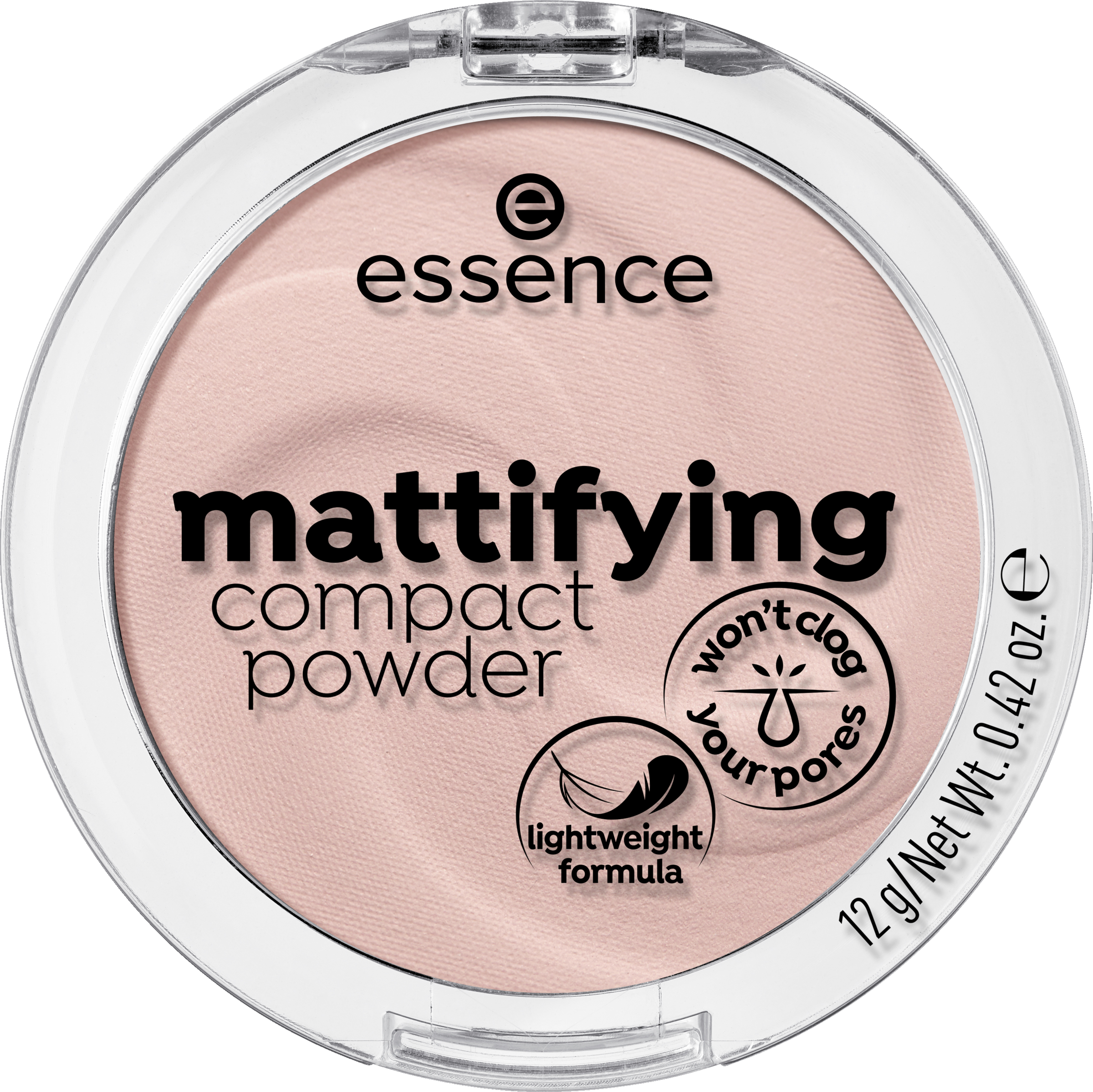 essence Mattifying Compact Powder 10 - light beige