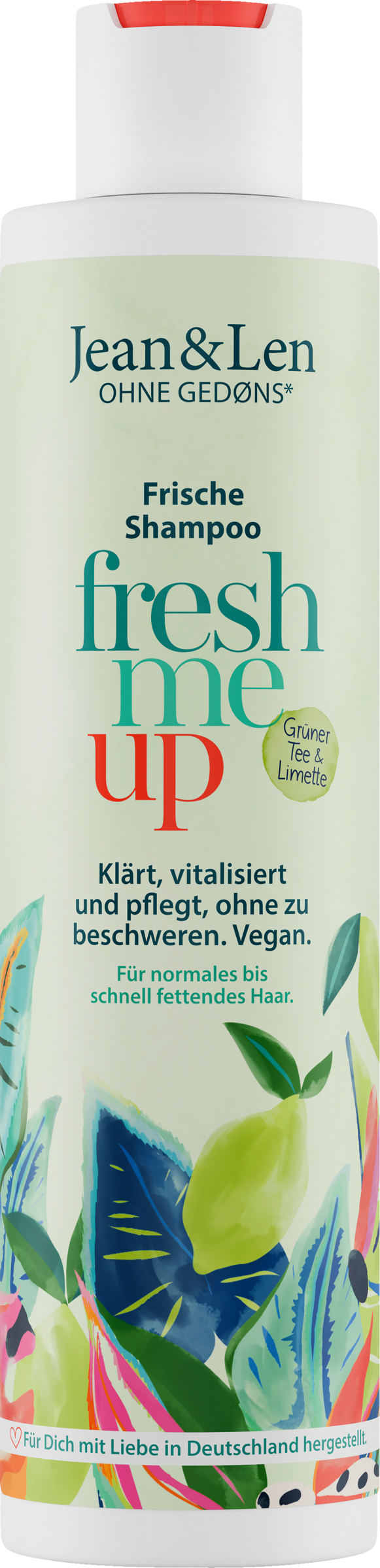 Jean&Len Frisk shampoo Grøn te & Lime