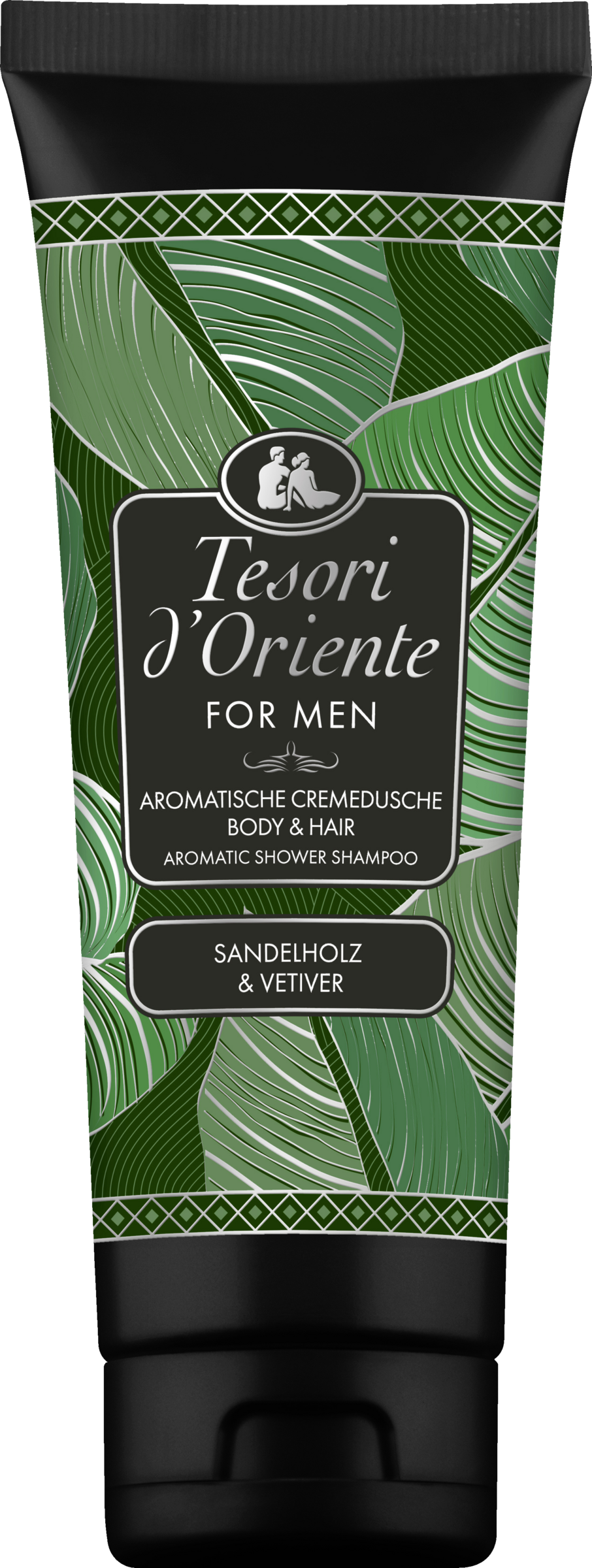 Tesori d'Oriente Aromatisk Shower Creme Body & Hair med sandeltræ og vetiver