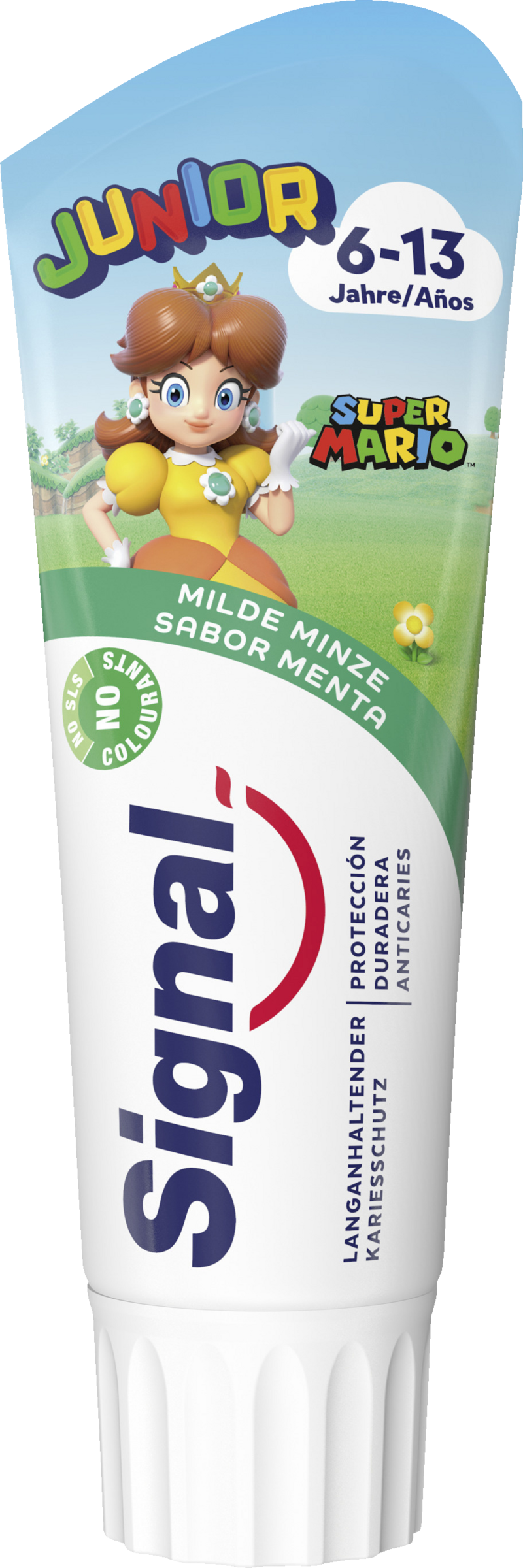 Signal Junior tandpasta med mild mynte 6-13 år