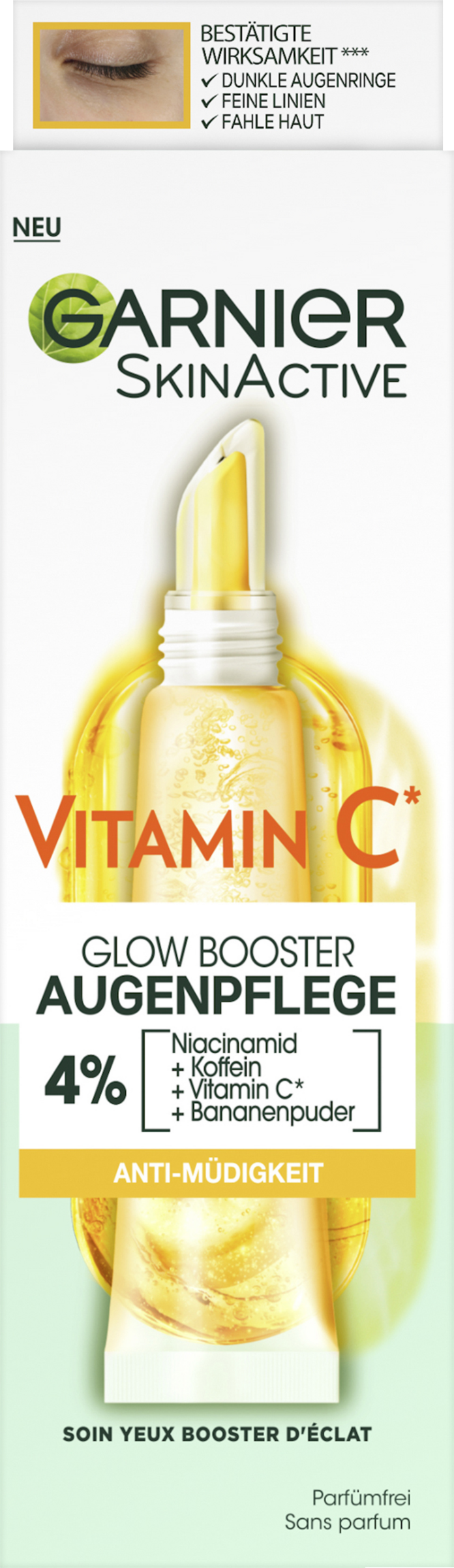 Garnier SkinActive SkinActive Vitamin C Glow Booster Øjencreme mod trætte øjne
