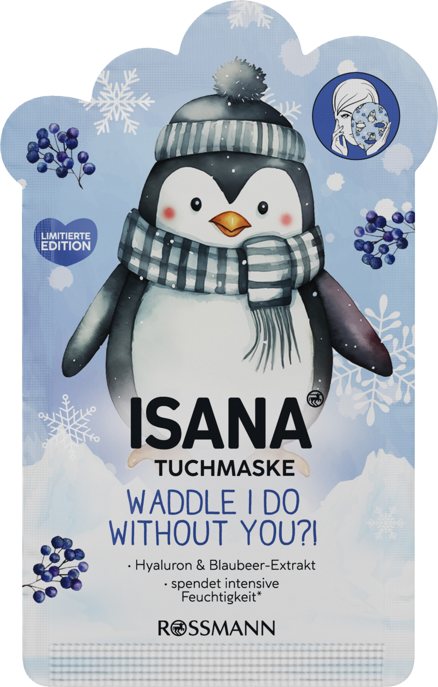 ISANA Sheetmaske Waddle I do without you?