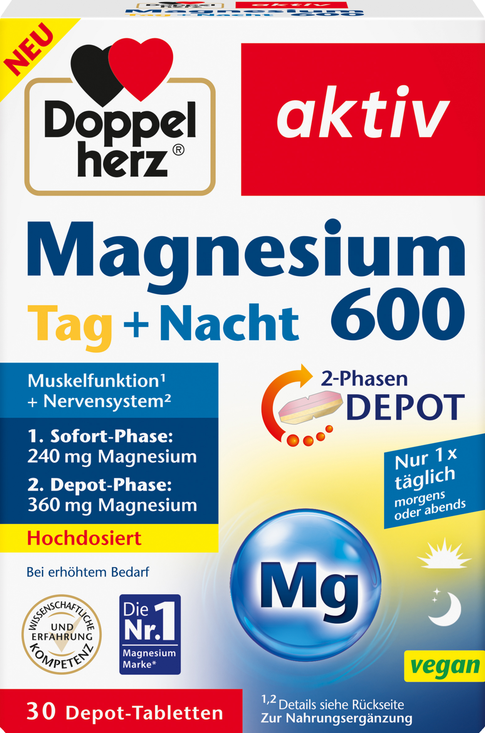 Doppelherz Magnesium 600 dag+nat