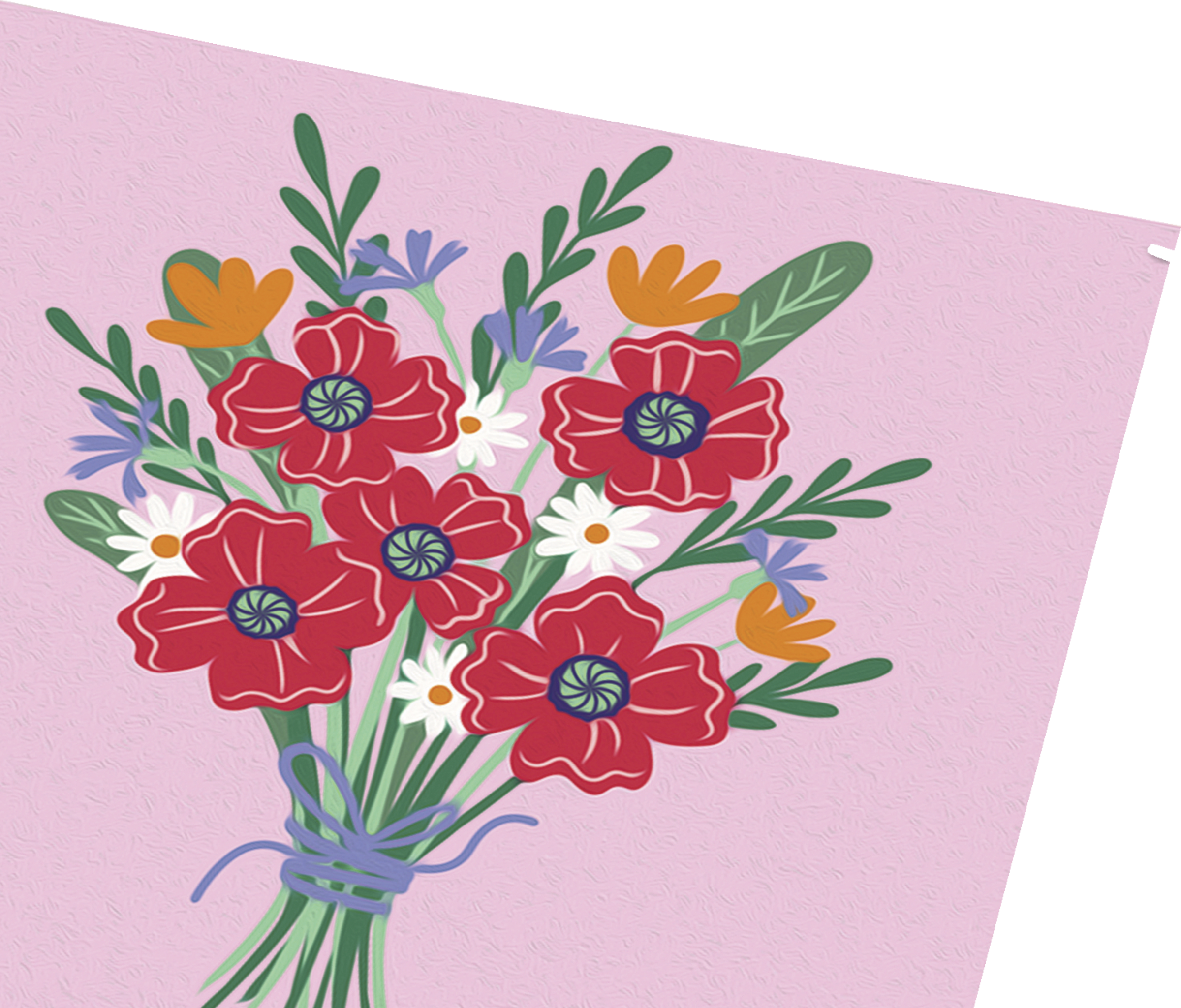 Ravensburger Mal efter tal Poppy Bouquet