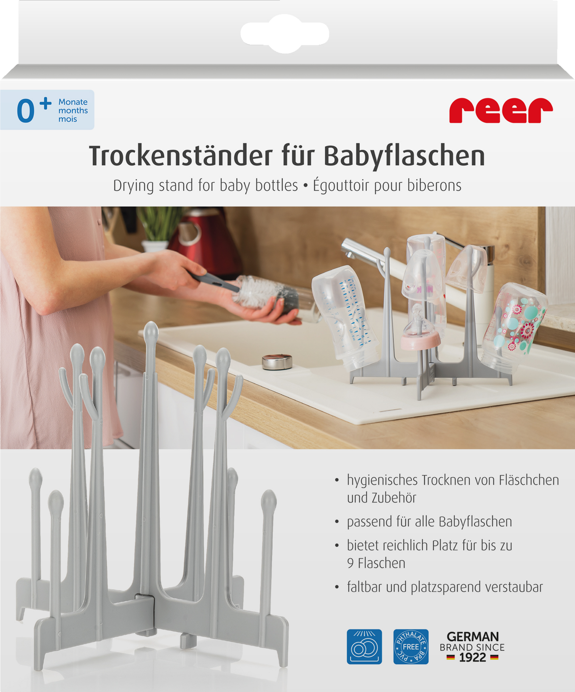 reer 21041 Tørrestativ til sutteflasker
