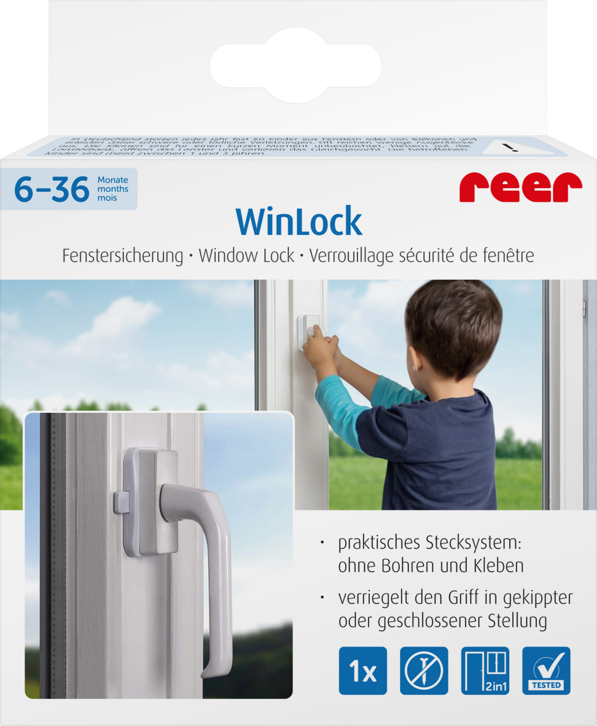 reer WinLock lås til vindue og altandør