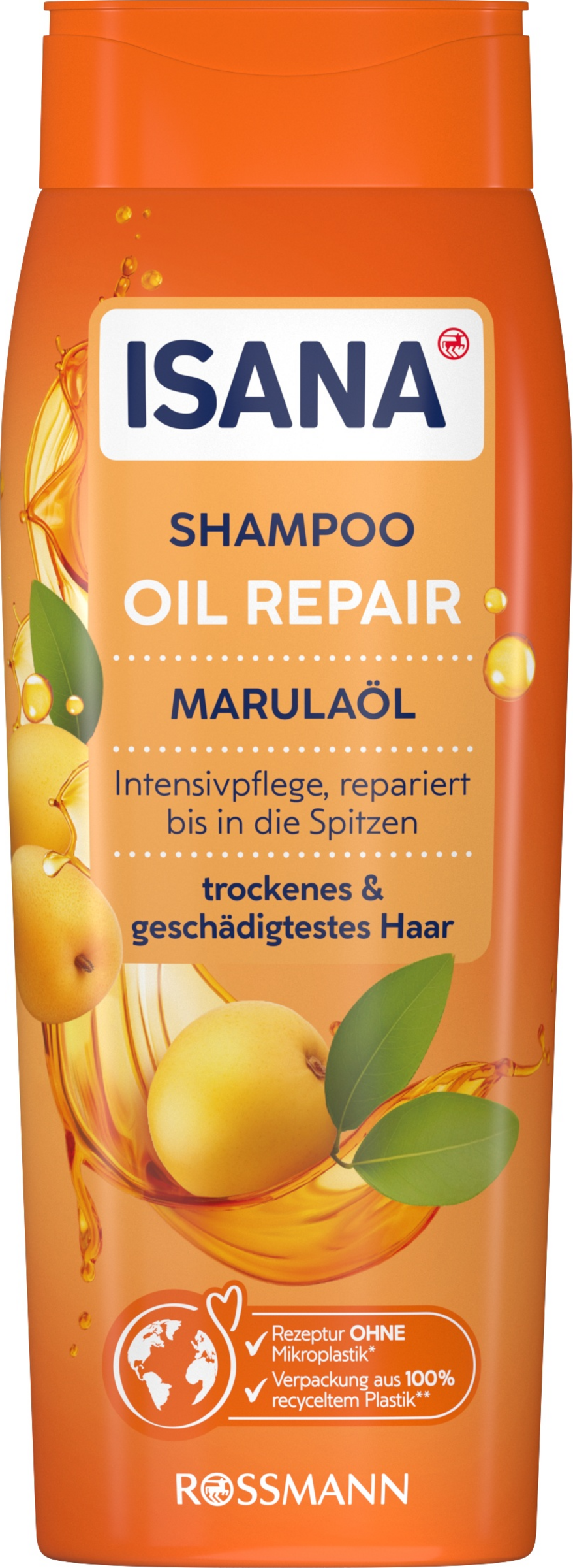 ISANA Oil Repair shampoo med marulaolie