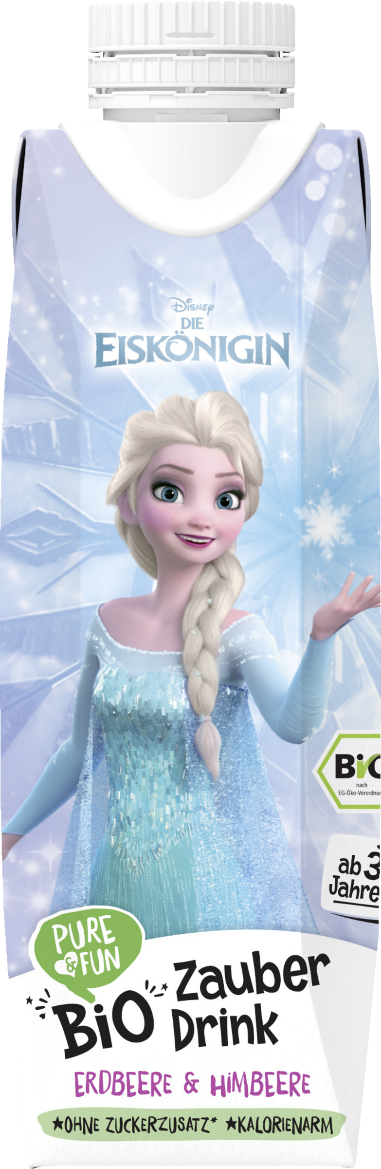 Pure&Fun Økologisk drik med jordbær og hindbær Frost