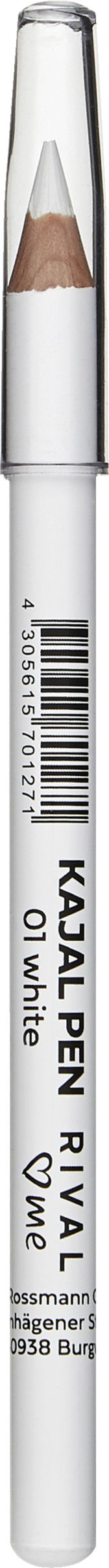 RIVAL loves me Kajal Pen 01 white