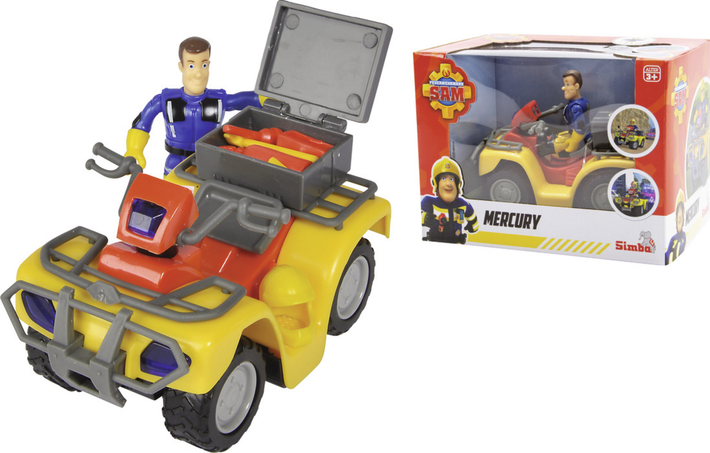 Simba Sam Mercury-Quad med figur