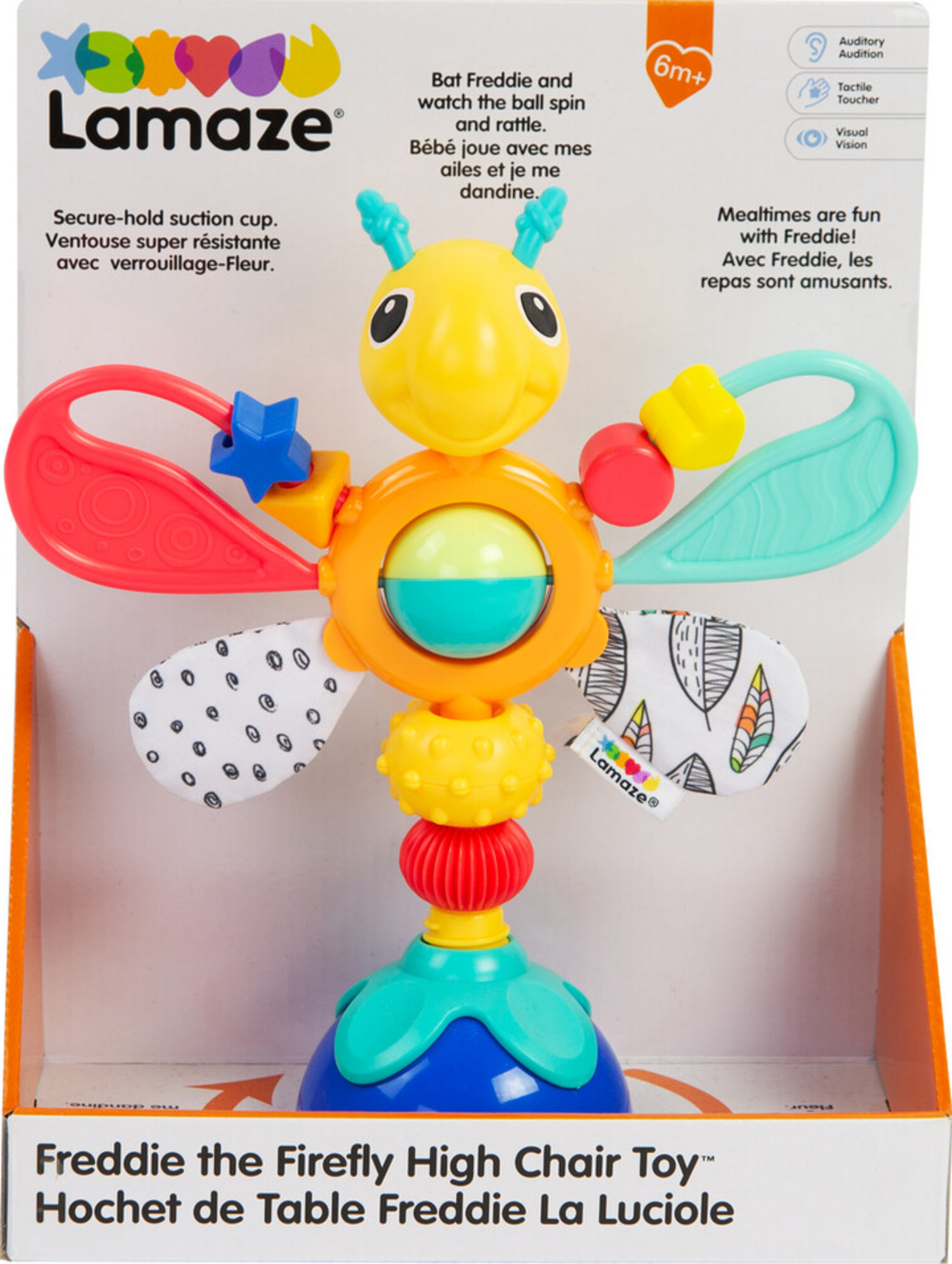 TOMY Freddie, ildfluen, legetøj til højstolen