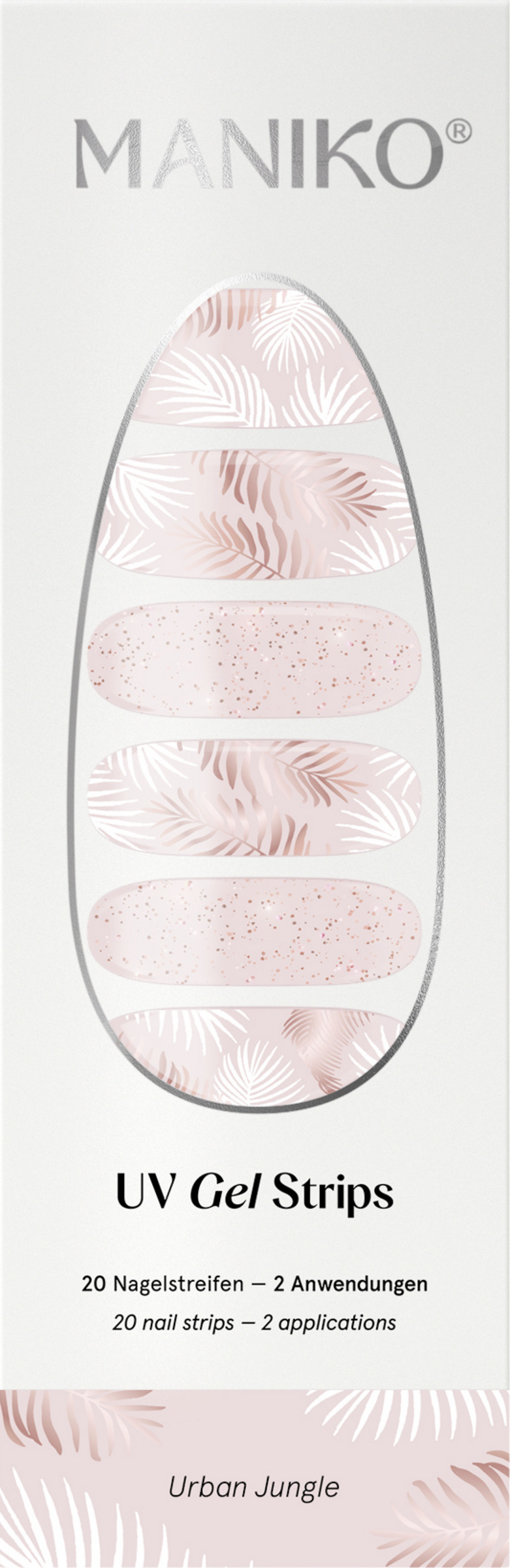 MANIKO UV Gel Strip Urban Jungle Kunstige negle
