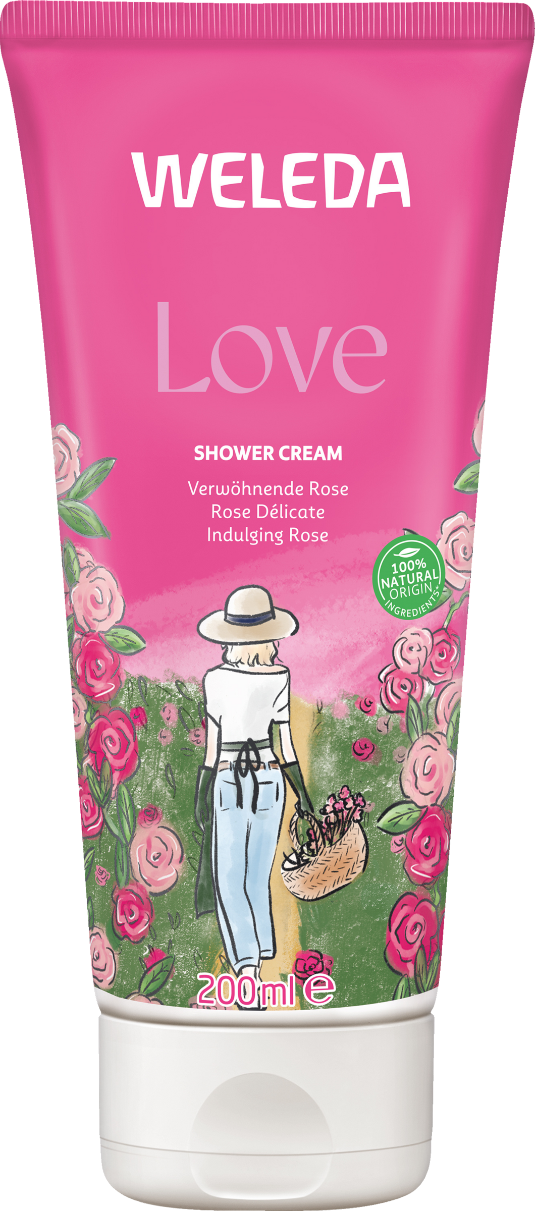 Weleda Love Shower Cream Pampering Rose