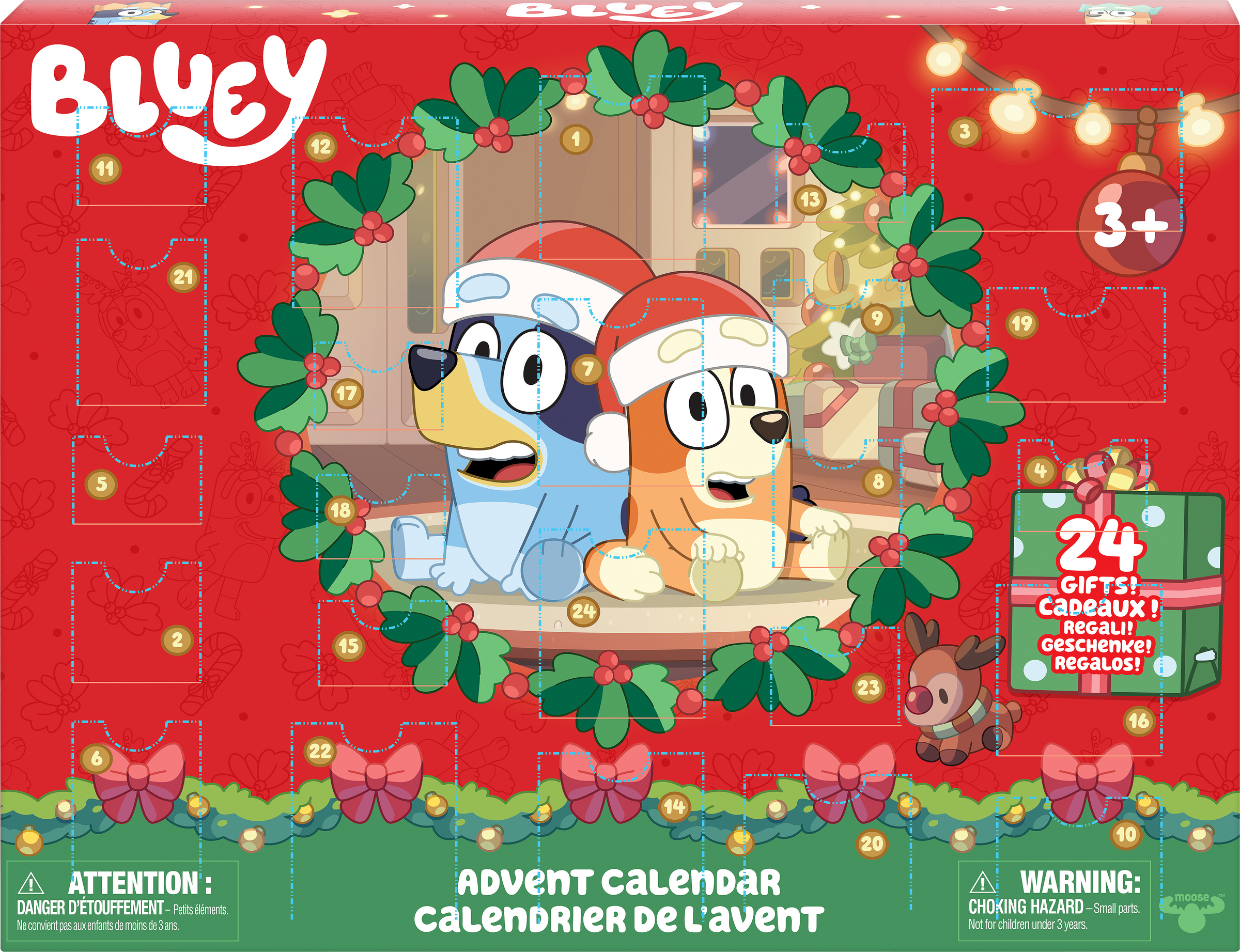 Moose Bluey Julekalender 2025