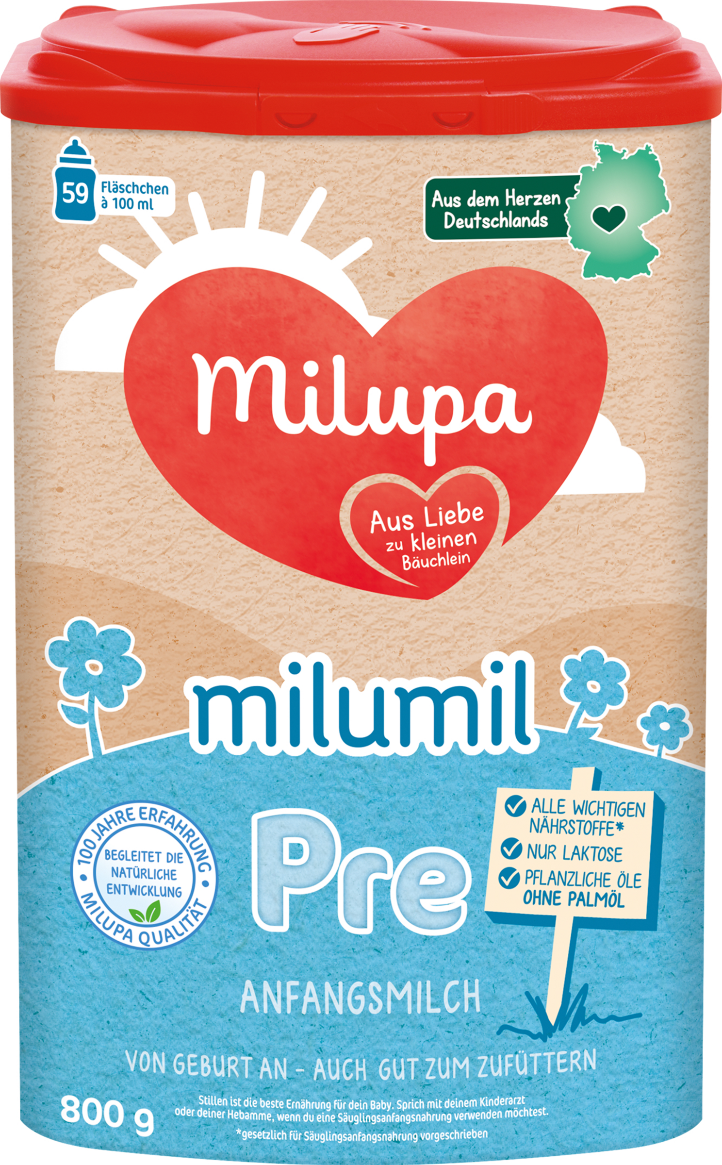 Milupa Milumil Pre modermælkserstatning fra fødslen