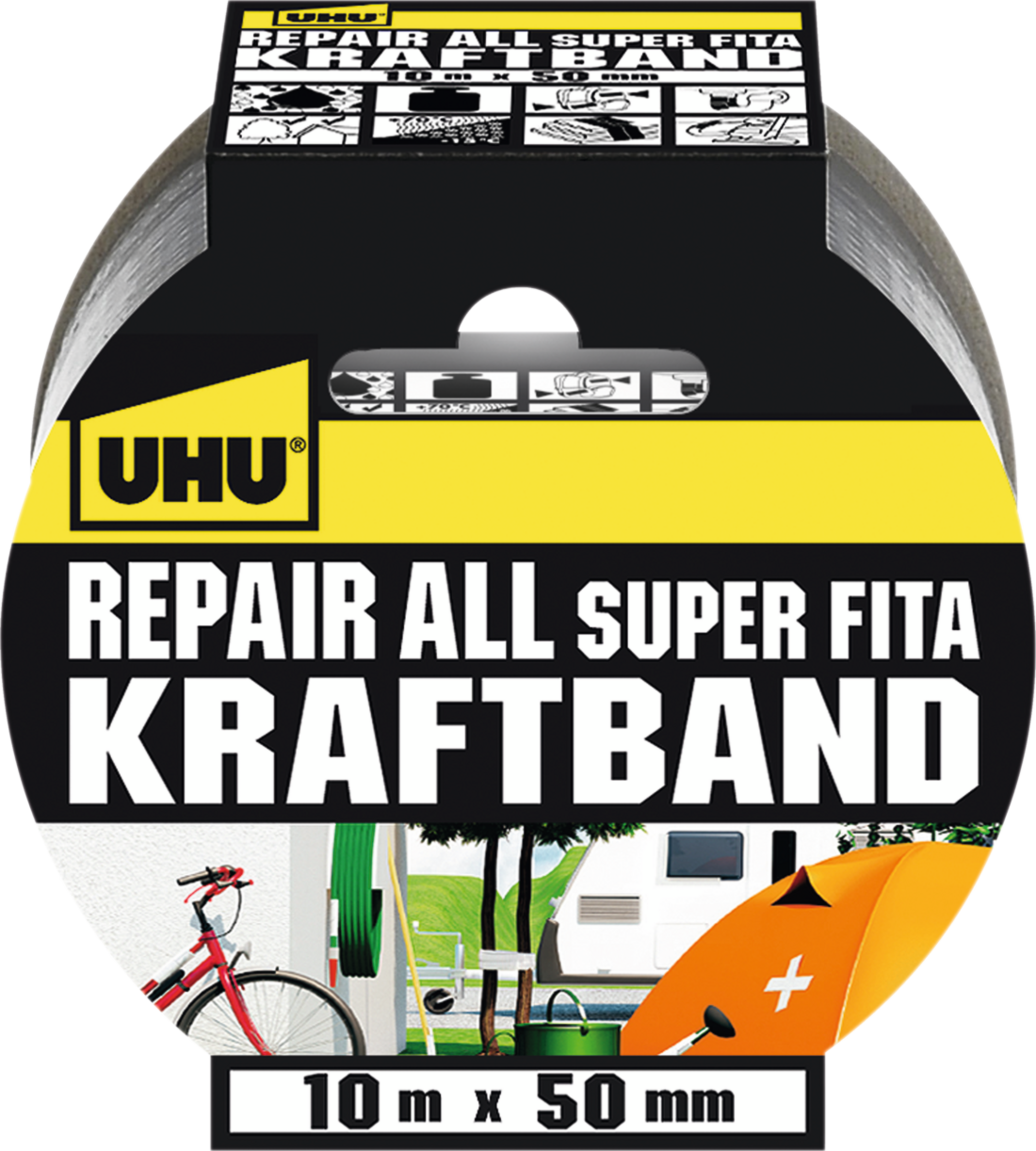 UHU Ekstra stærkt stoftape 10m x 50mm