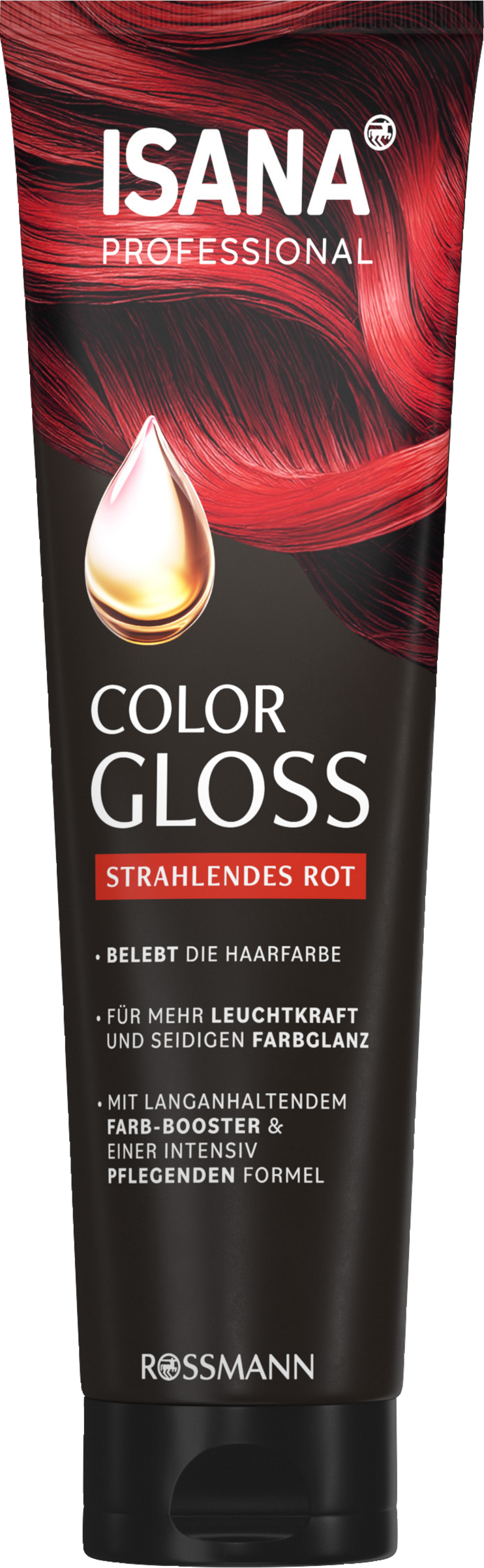ISANA PROFESSIONAL Farve Gloss Strålende rød