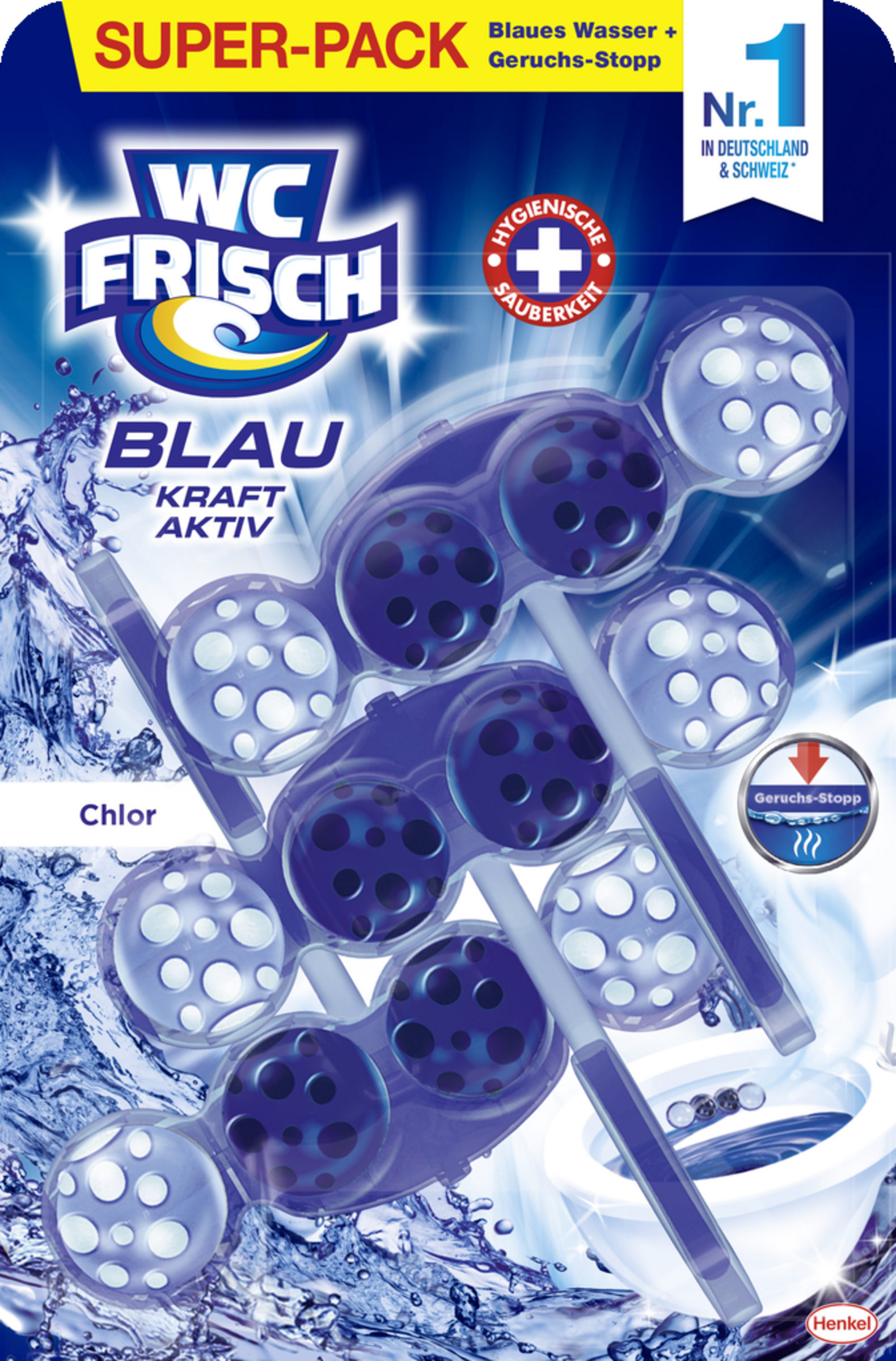 WC FRISCH Power Active Fragrance Chlorine Super-Pack