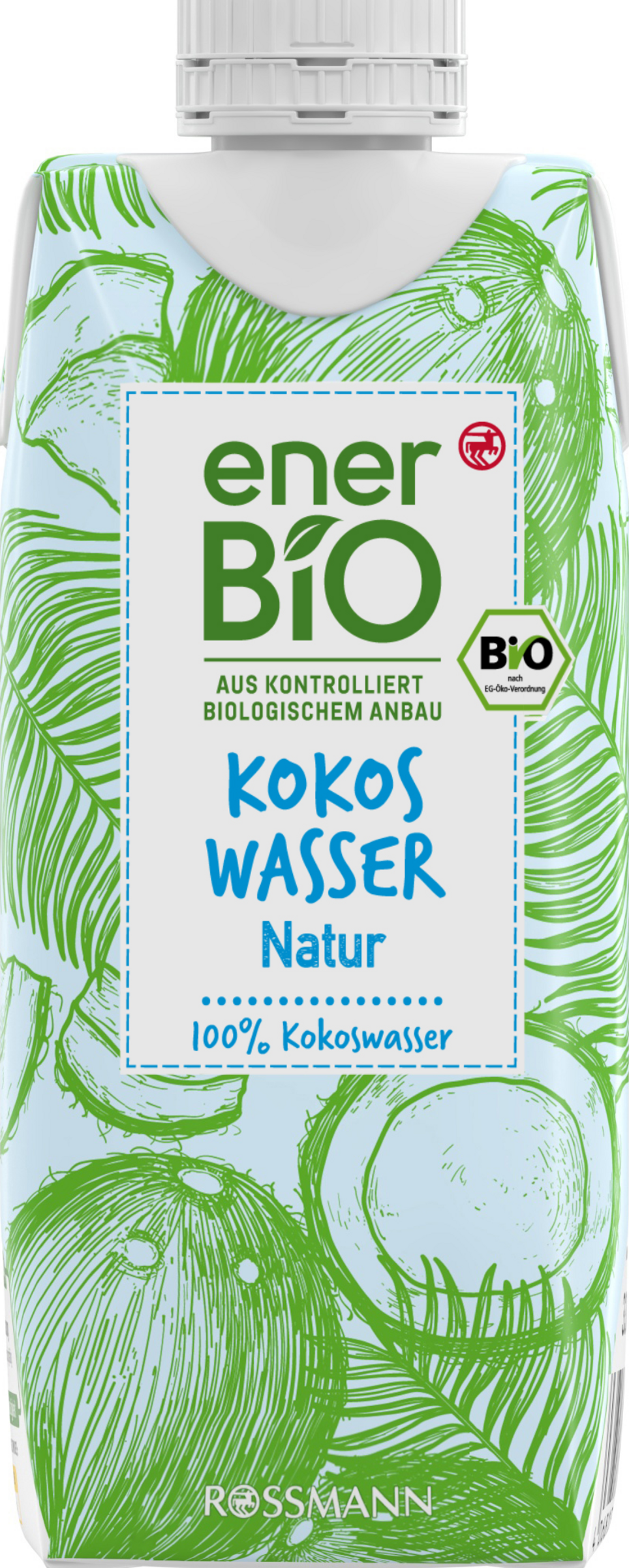enerBiO Kokosvand naturel 330 ml