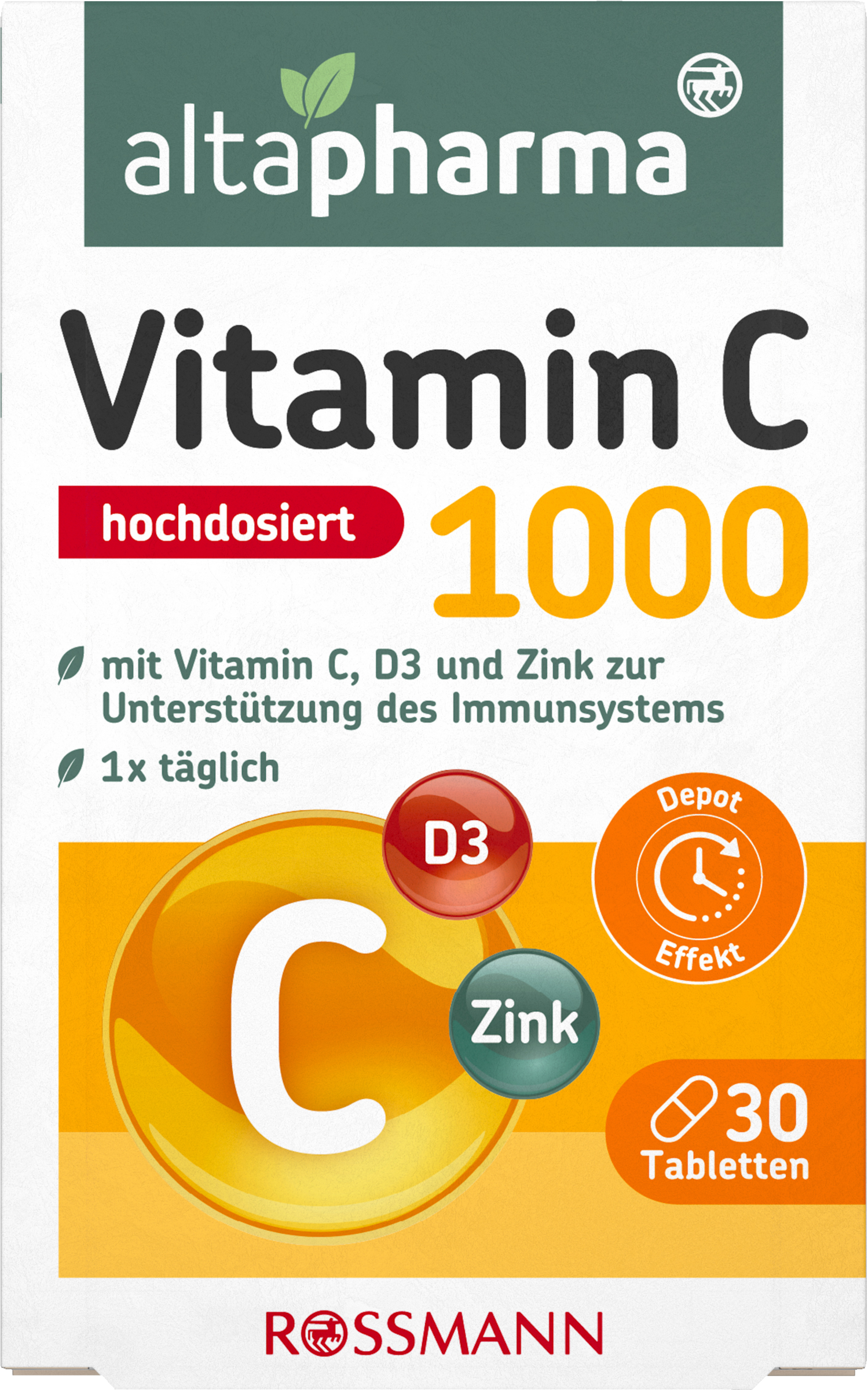altapharma C-vitamin 1000 i høje doser