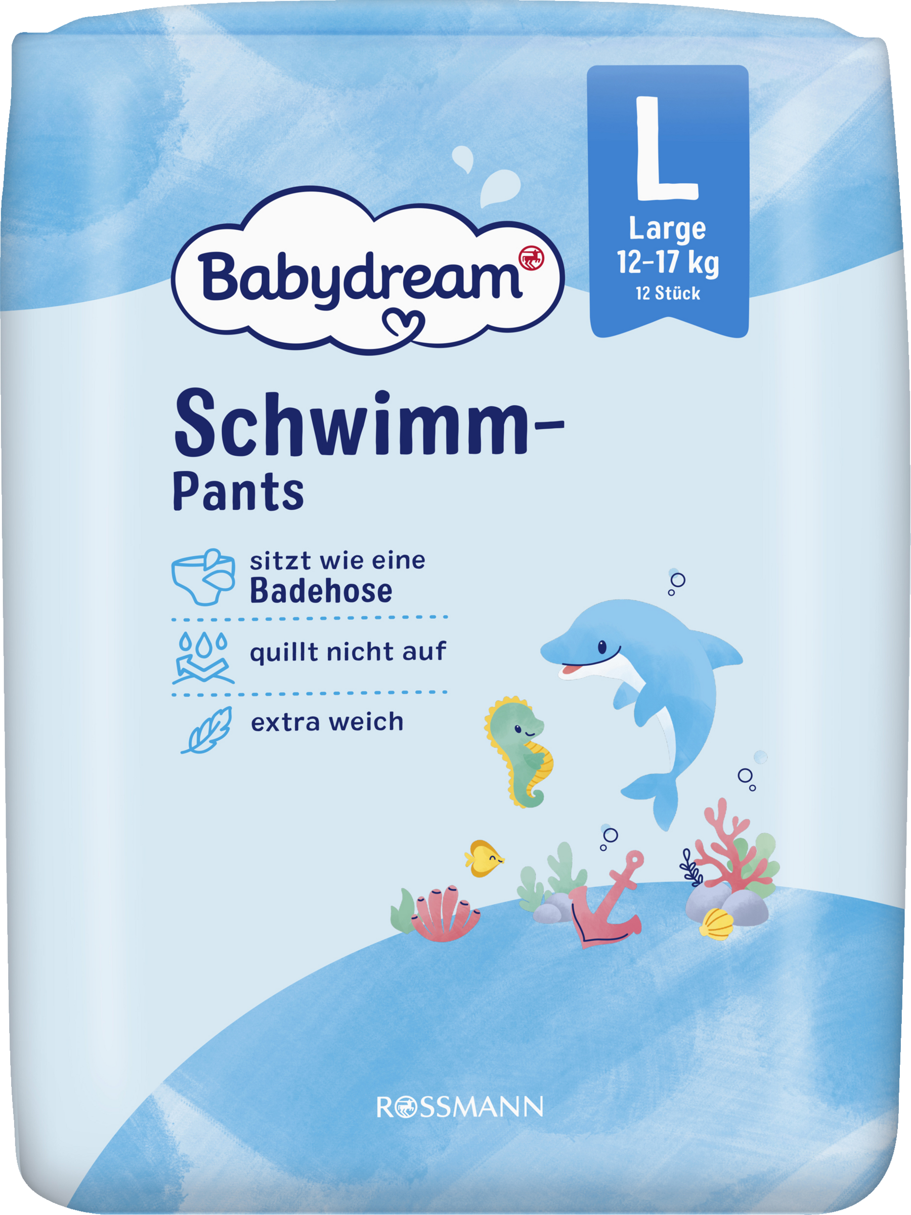 Babydream Svømmebukser str. L (12-17 kg)