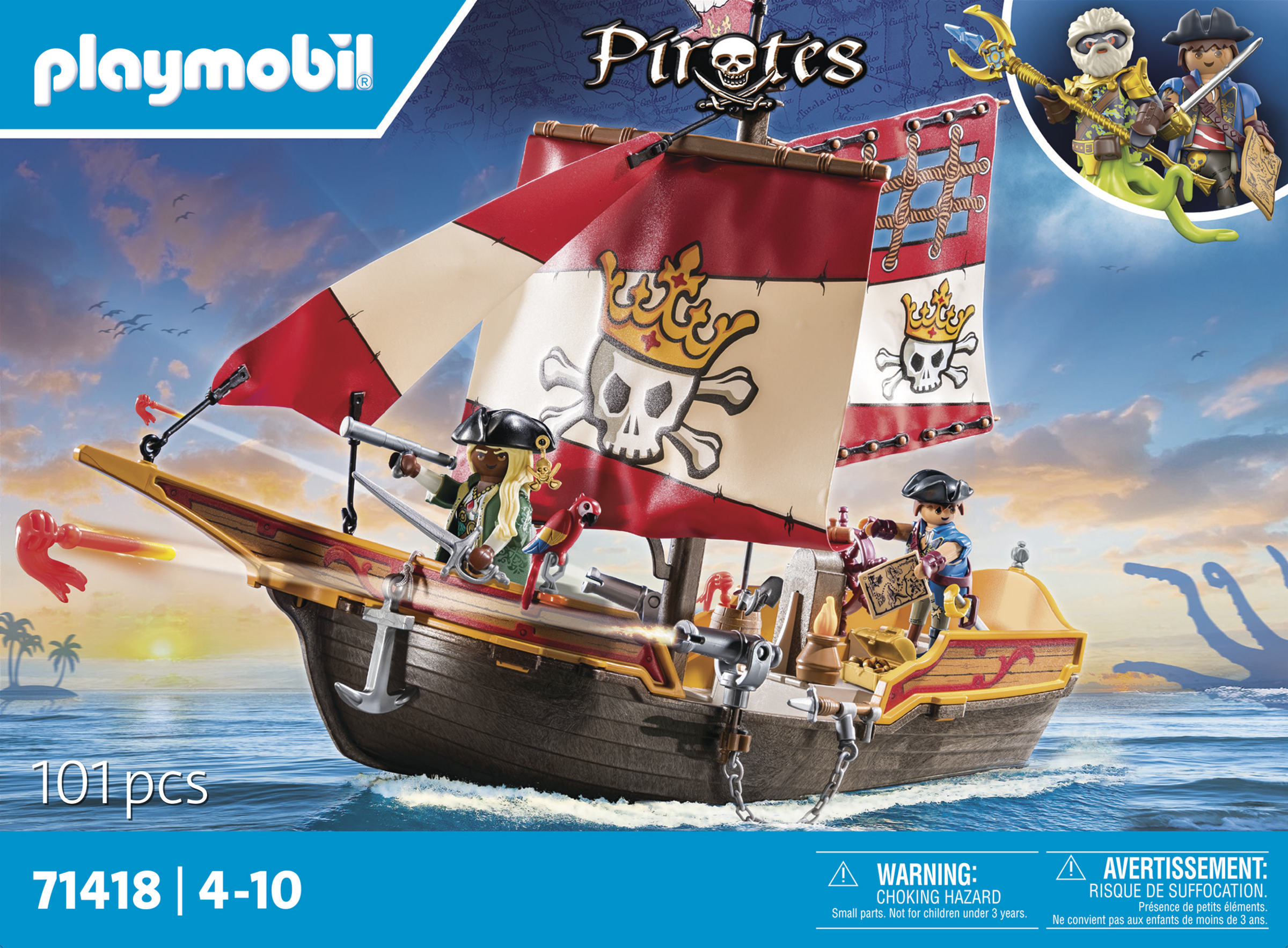Playmobil Piratskib