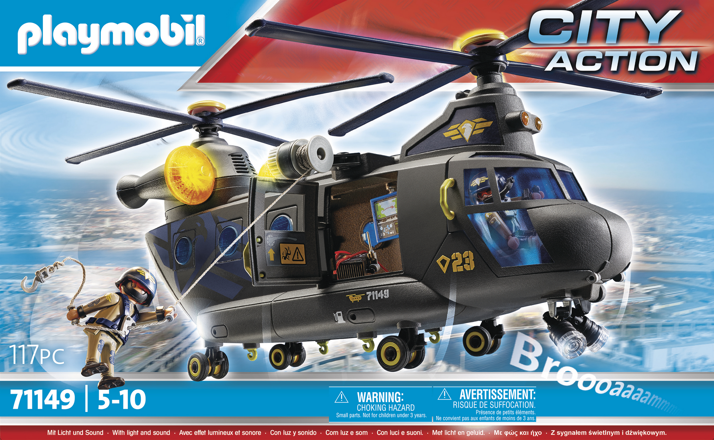 Playmobil 71149 SWAT-redningshelikopter