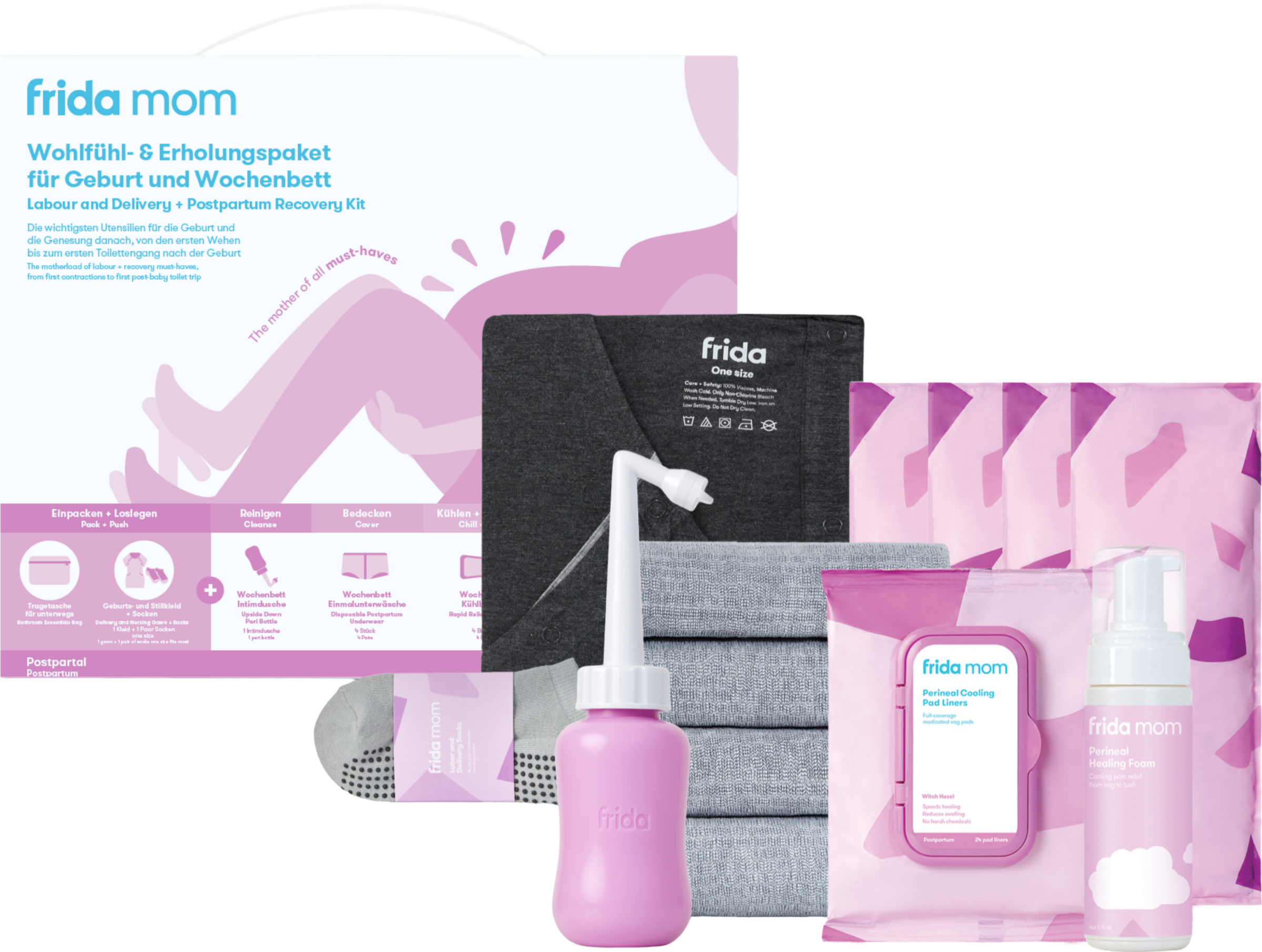 frida mom Wellness- og afslapningspakke til fødslen og barselsperioden