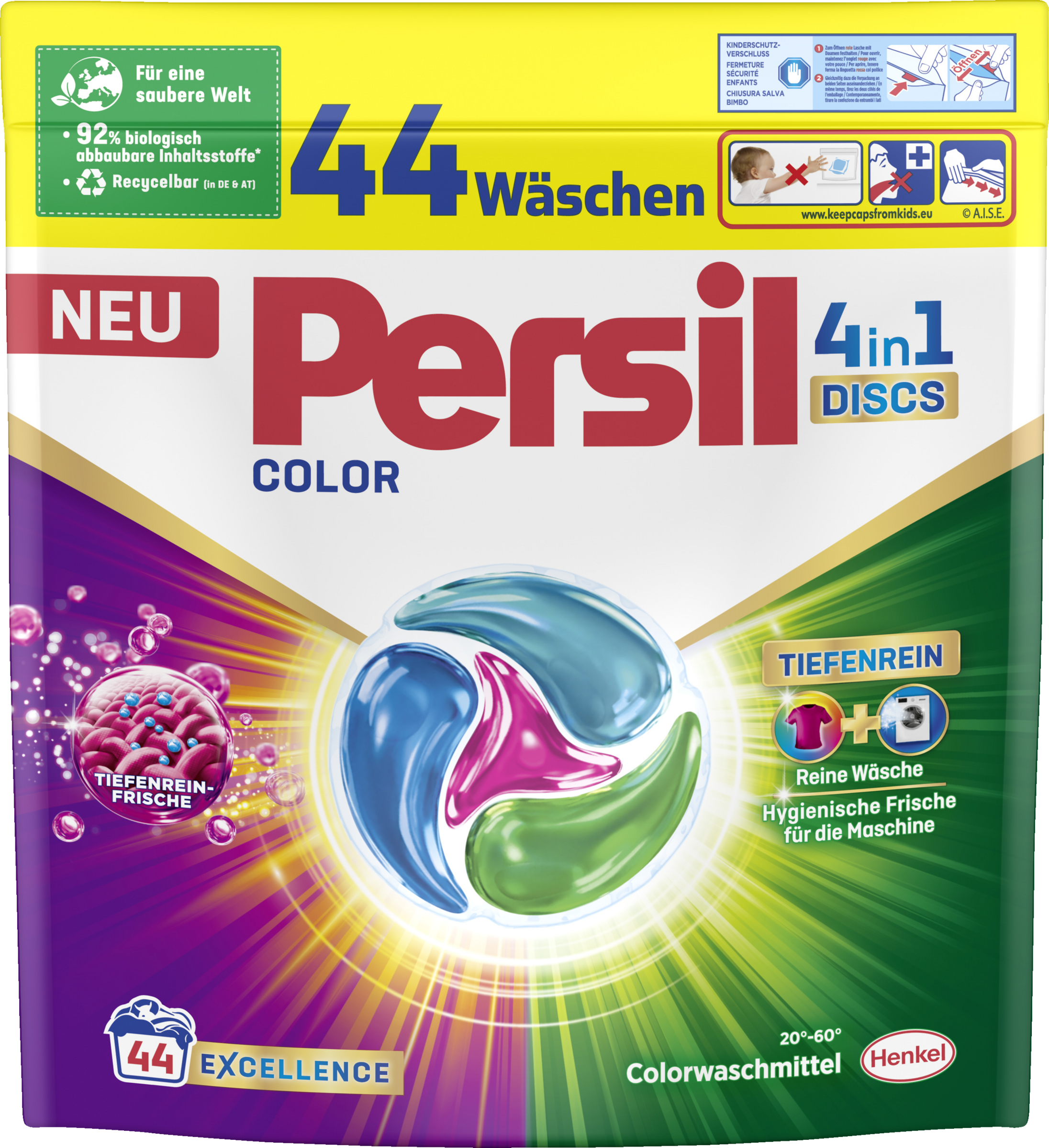 Persil Kulørte Vaskemiddel Discs 4-i-1 44 vaske