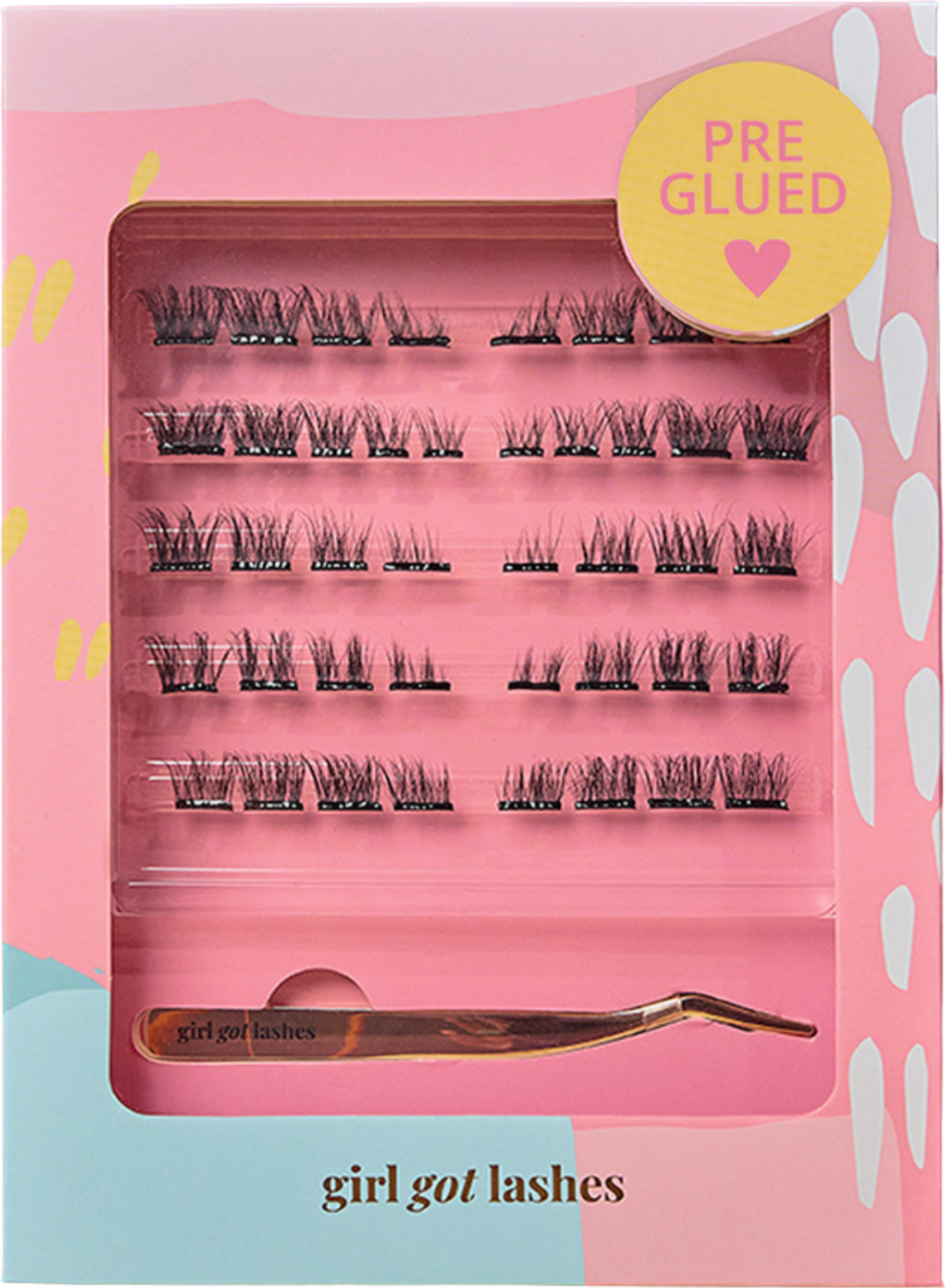 GirlGotLashes Øjenvippeboks - forlimet