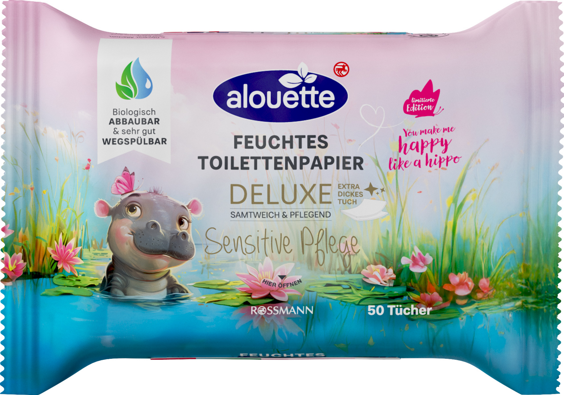 alouette Deluxe vådservietter sensitiv